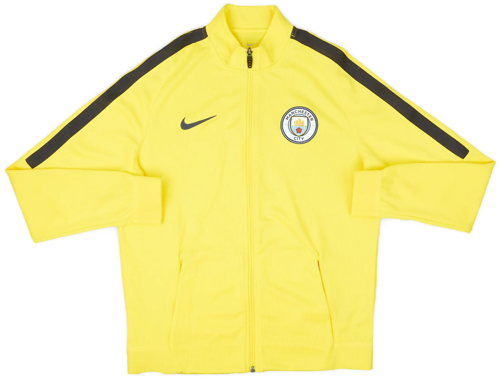 2017-18 Manchester City Nike Track Jacket - 7/10 - (M)