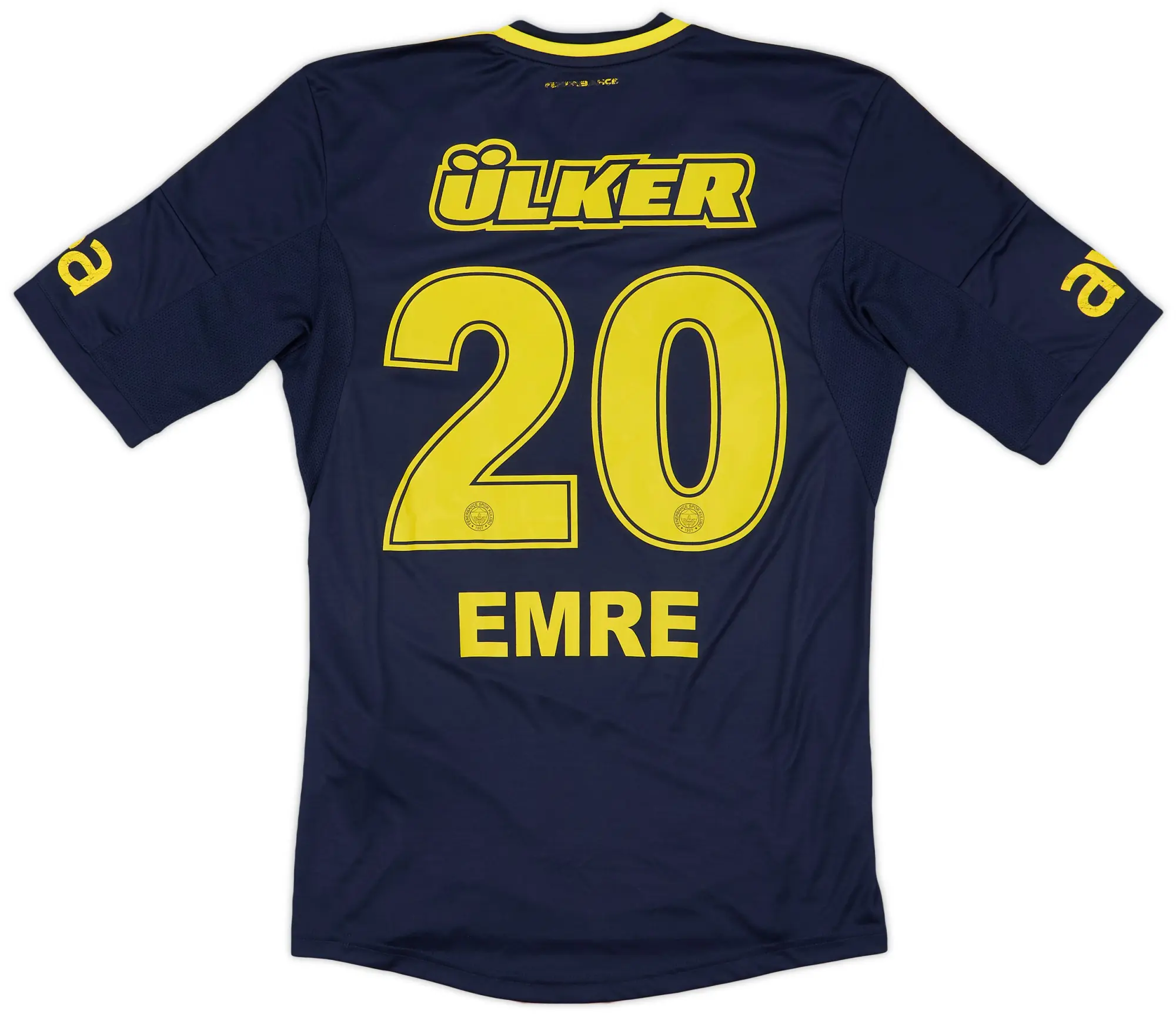 adidas 2013-14 Fenerbahce Third Shirt Emre #20 - 7/10 - (S)