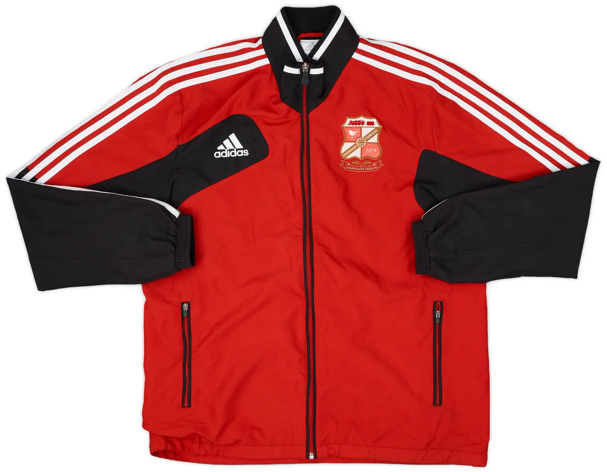 2011-12 Swindon Town adidas Track Jacket - 8/10 - (L)