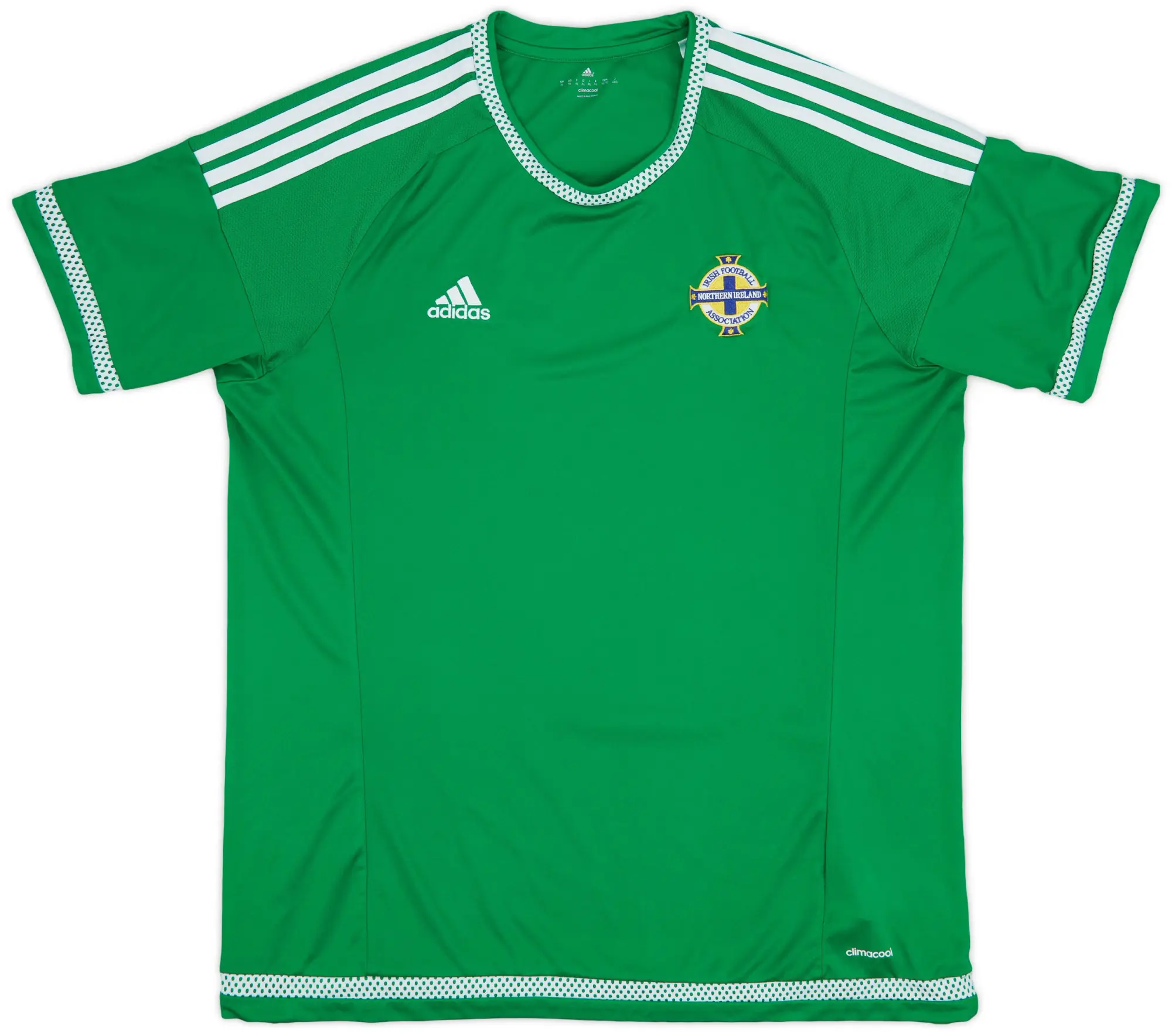 adidas 2015 Northern Ireland Home Shirt - 9/10 - (XL)