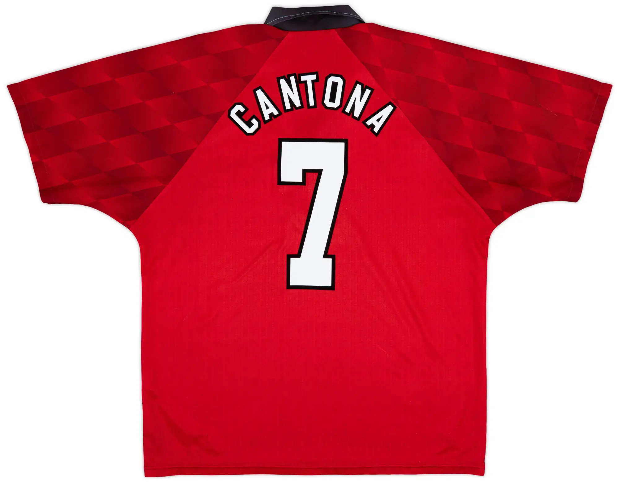 Umbro 1996-98 Manchester United Home Shirt Cantona #7 - 5/10 - (XL)