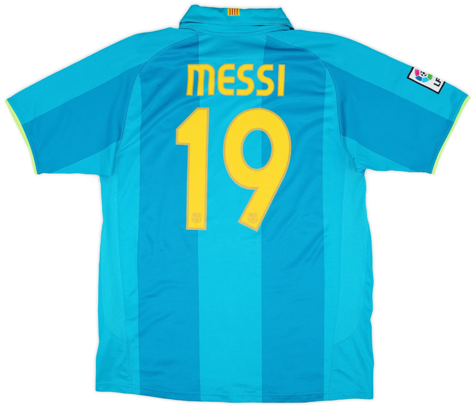 Nike 2007-09 Barcelona Away Shirt Messi #19 - 8/10 - (L)