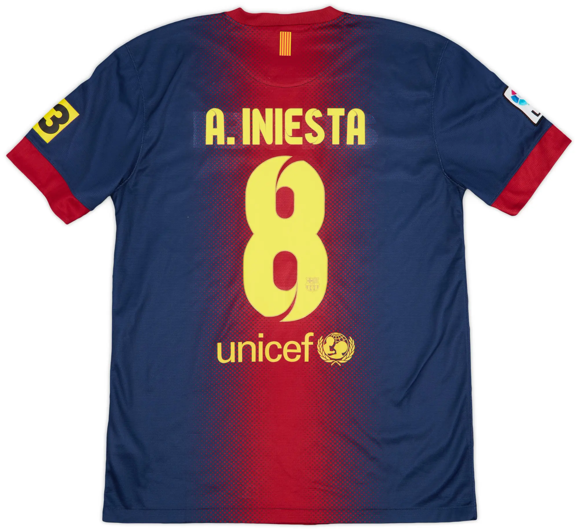 Nike 2012-13 Barcelona Home Shirt A. Iniesta #8 - 6/10 - (M)