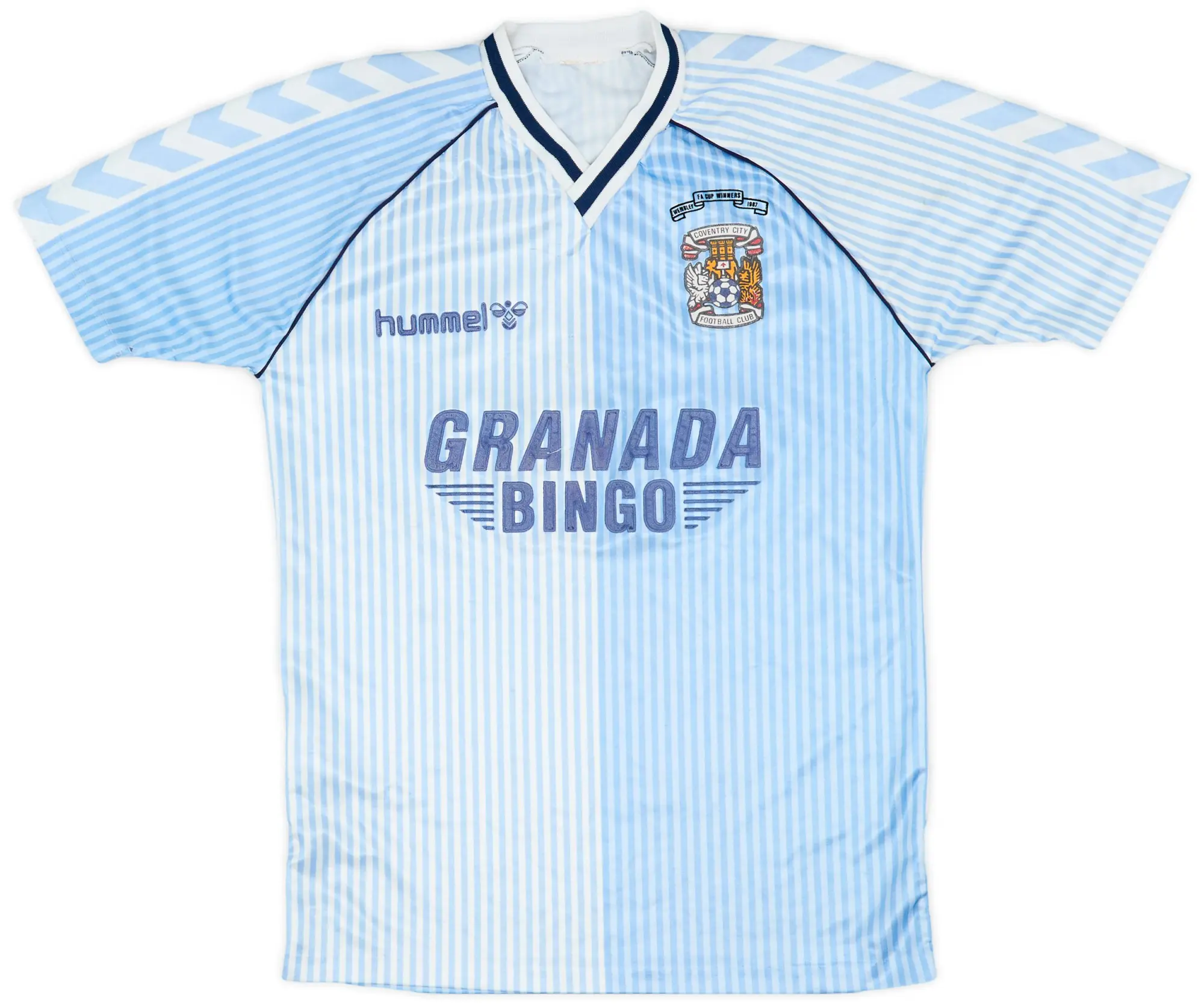 Hummel 1987-89 Coventry Home Shirt - 6/10 - (S)