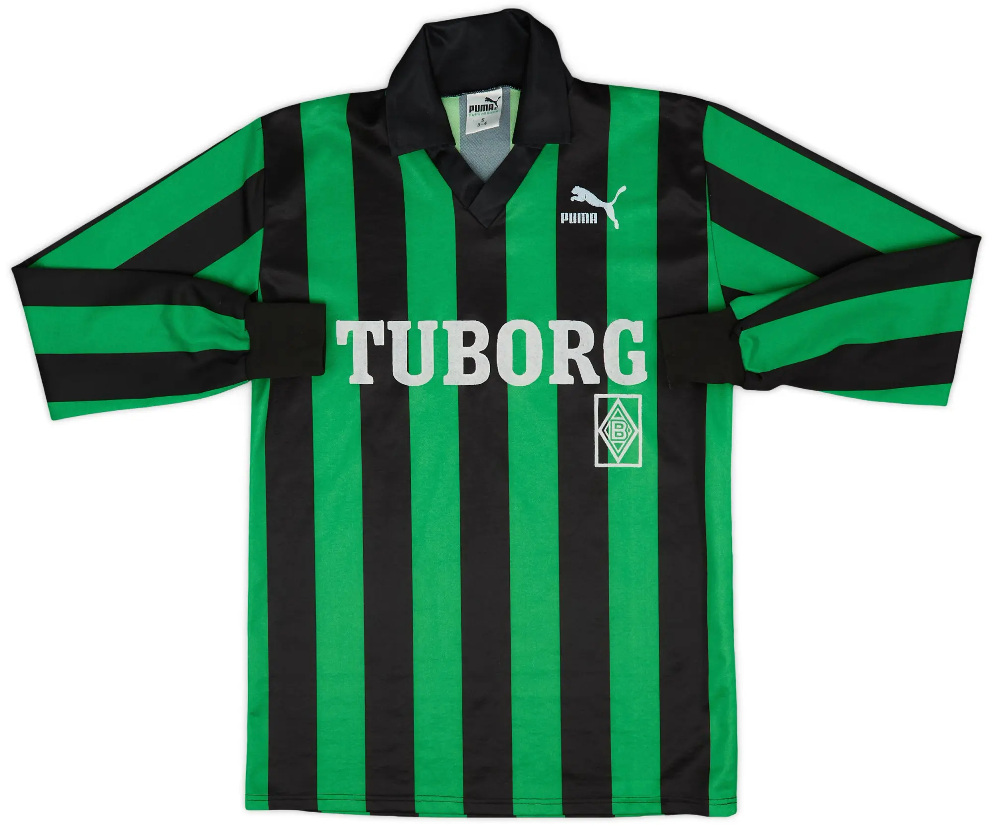 Puma 1990-92 Borussia Monchengladbach Away L/S Shirt - 6/10 - (S)