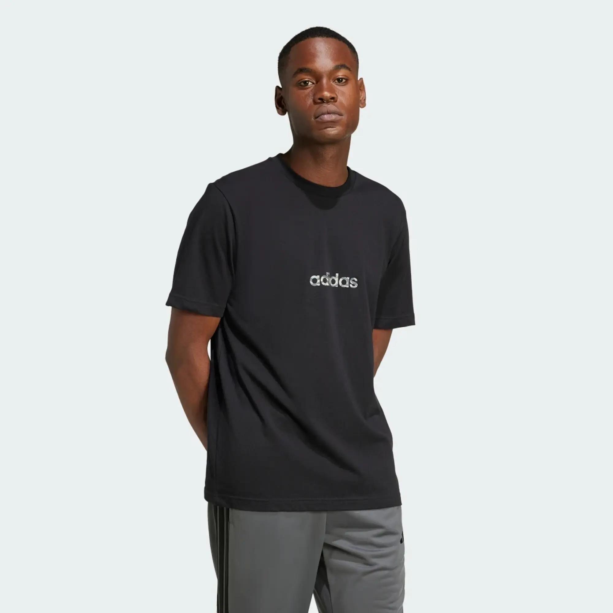 Adidas Camo Linear Graphic Short Sleeve T-shirt