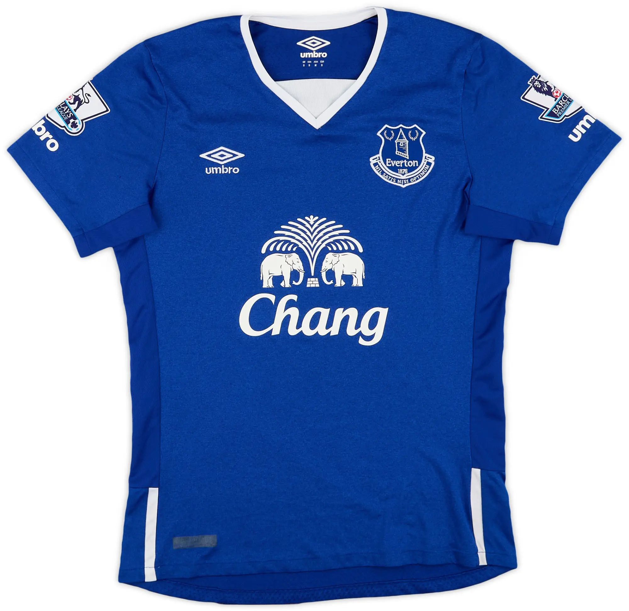 Umbro 2015-16 Everton Home Shirt Lukaku #10 - 7/10 - (S)