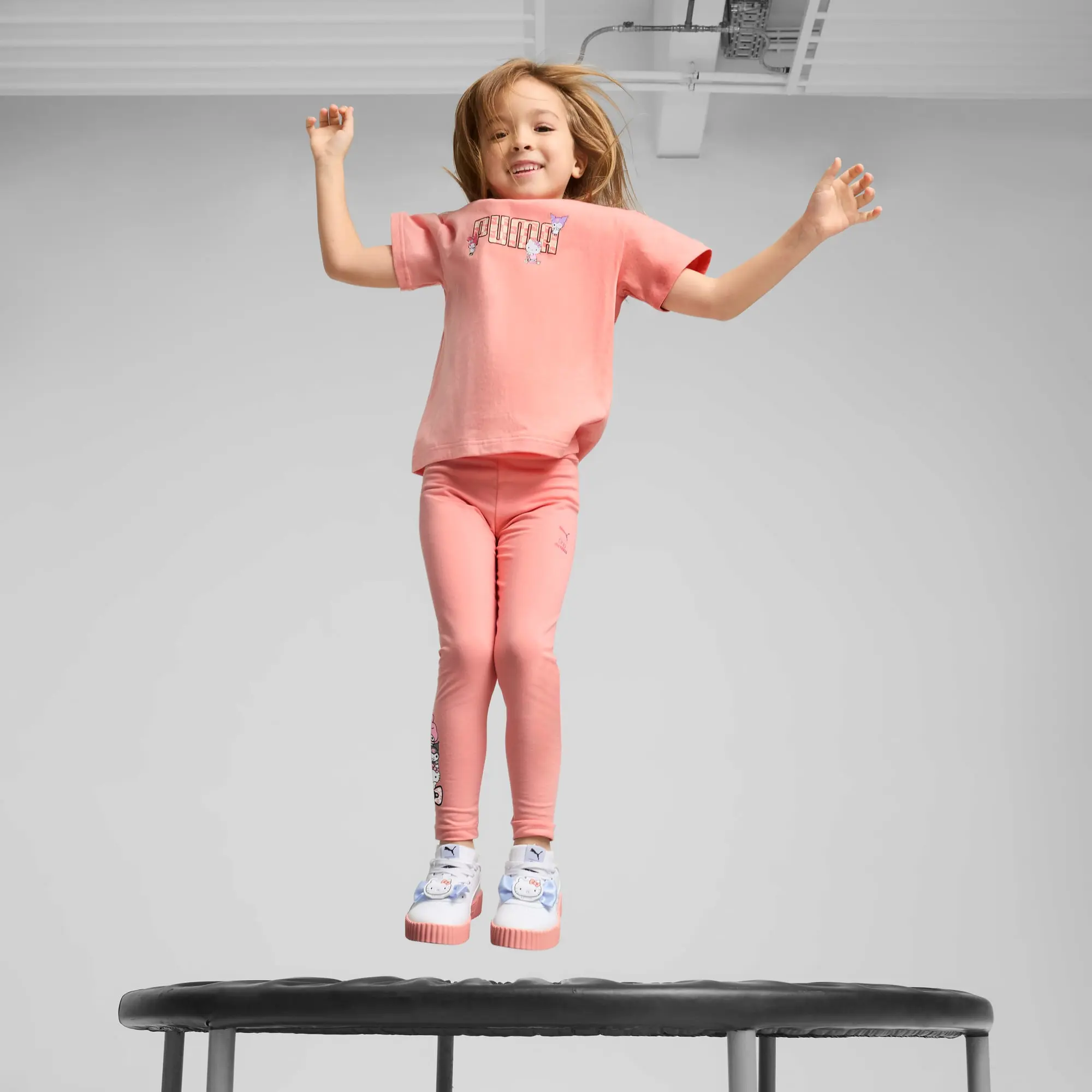 PUMA x Hello Kitty And Friends Relaxed Graphic T-Shirt Kids, Pink Fruit