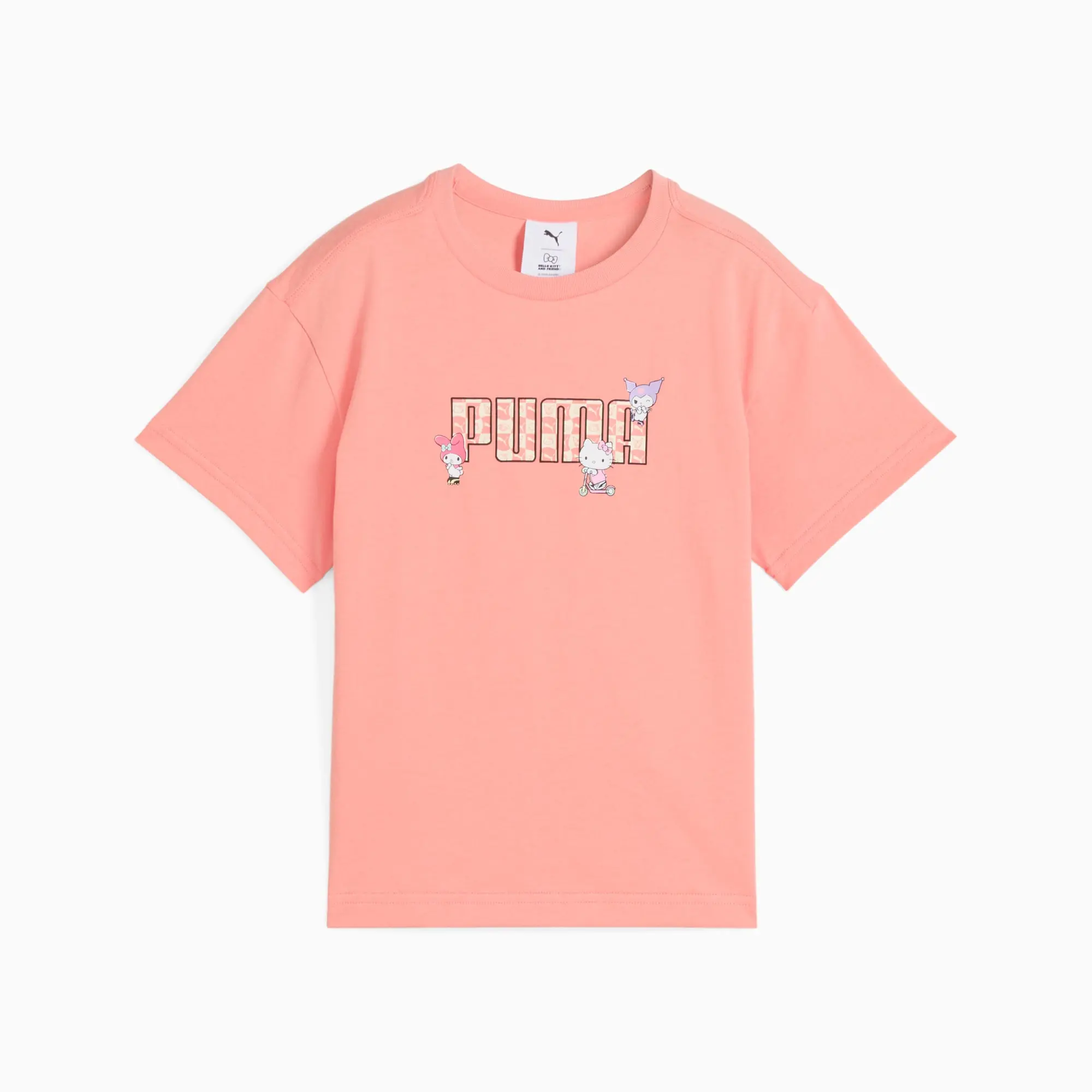 PUMA x Hello Kitty And Friends Relaxed Graphic T-Shirt Kids, Pink Fruit