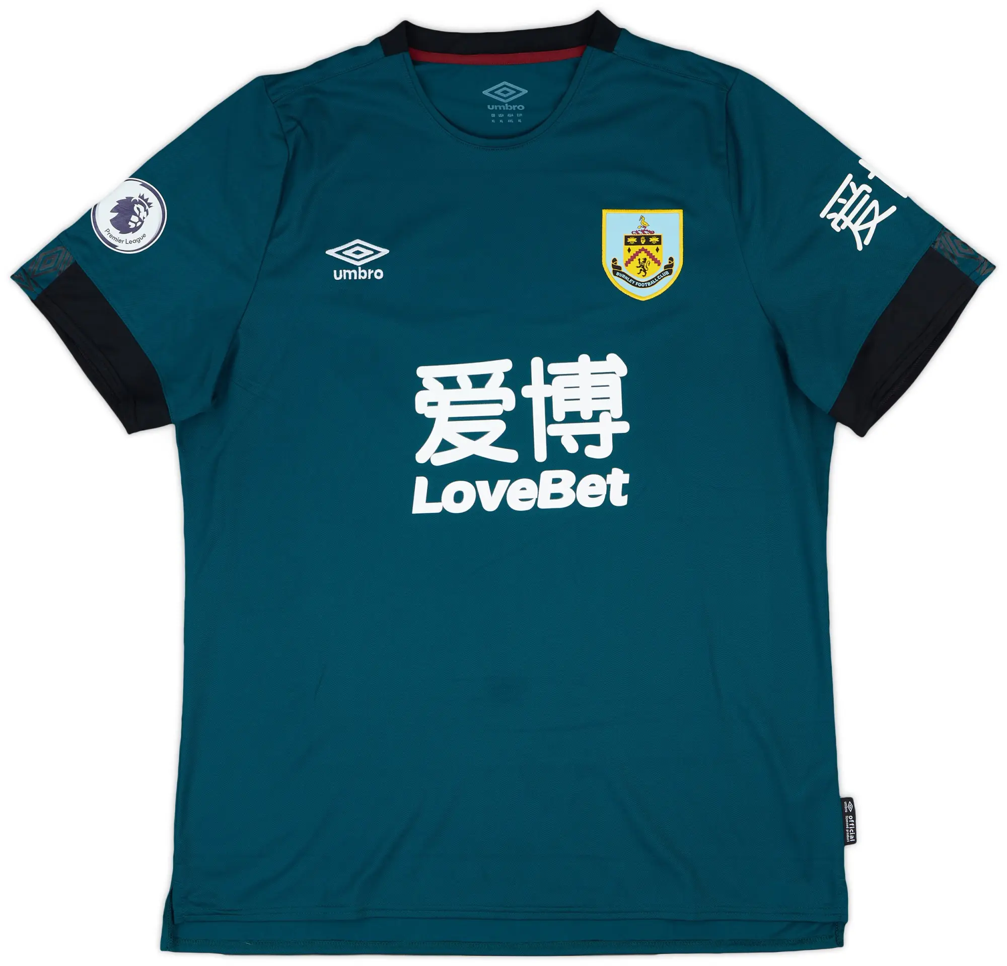 Umbro 2019-20 Burnley Third Shirt - 9/10 - (XL)