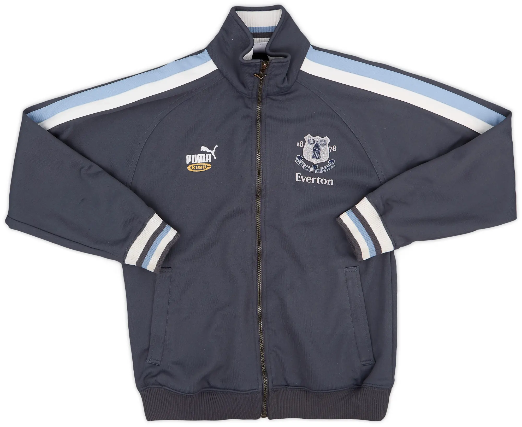 2001-02 Everton Puma Track Jacket - 8/10 - (M.Boys)
