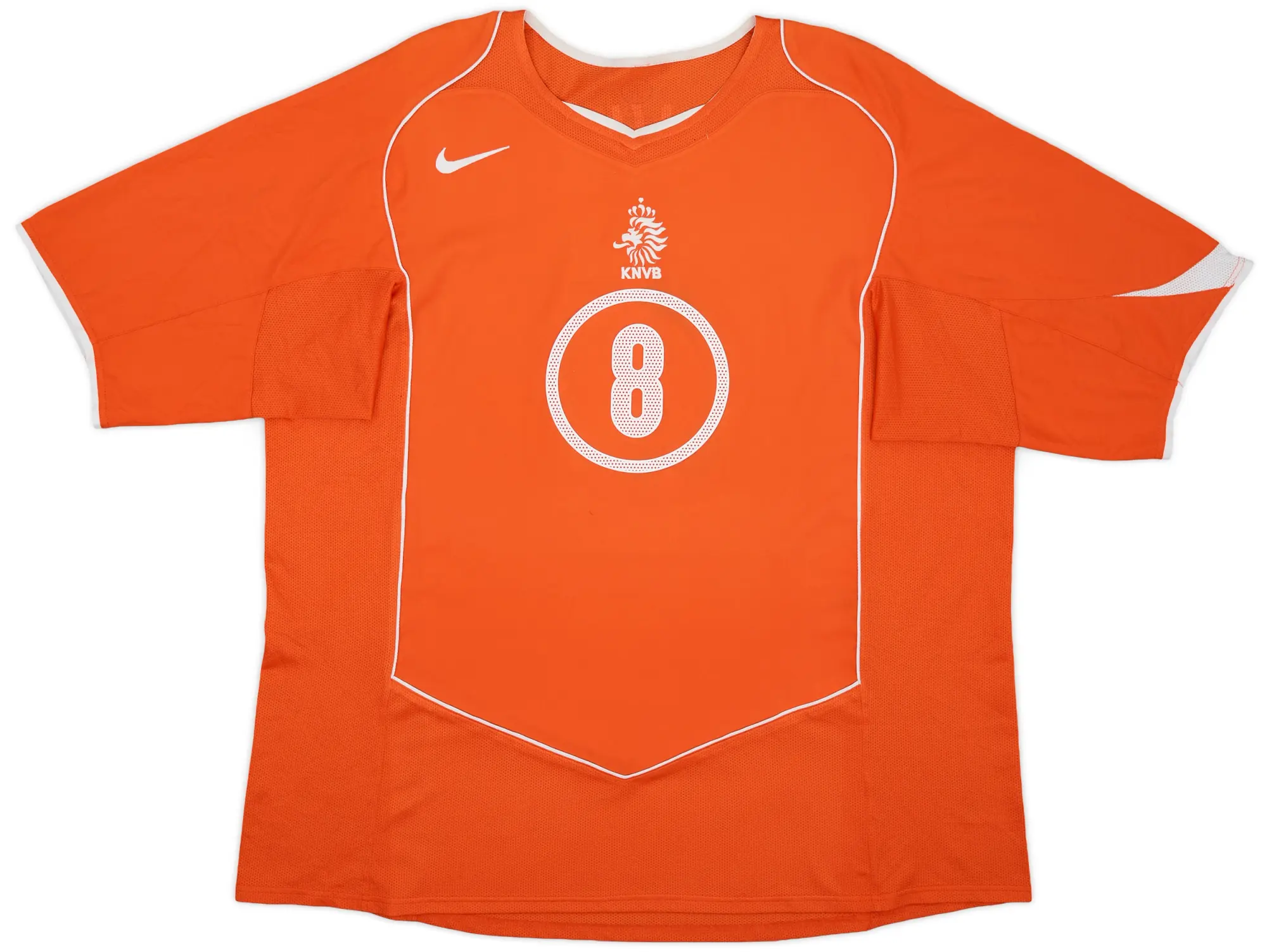Nike 2004-06 Netherlands Home Shirt Davids #8 - 7/10 - (XXL)