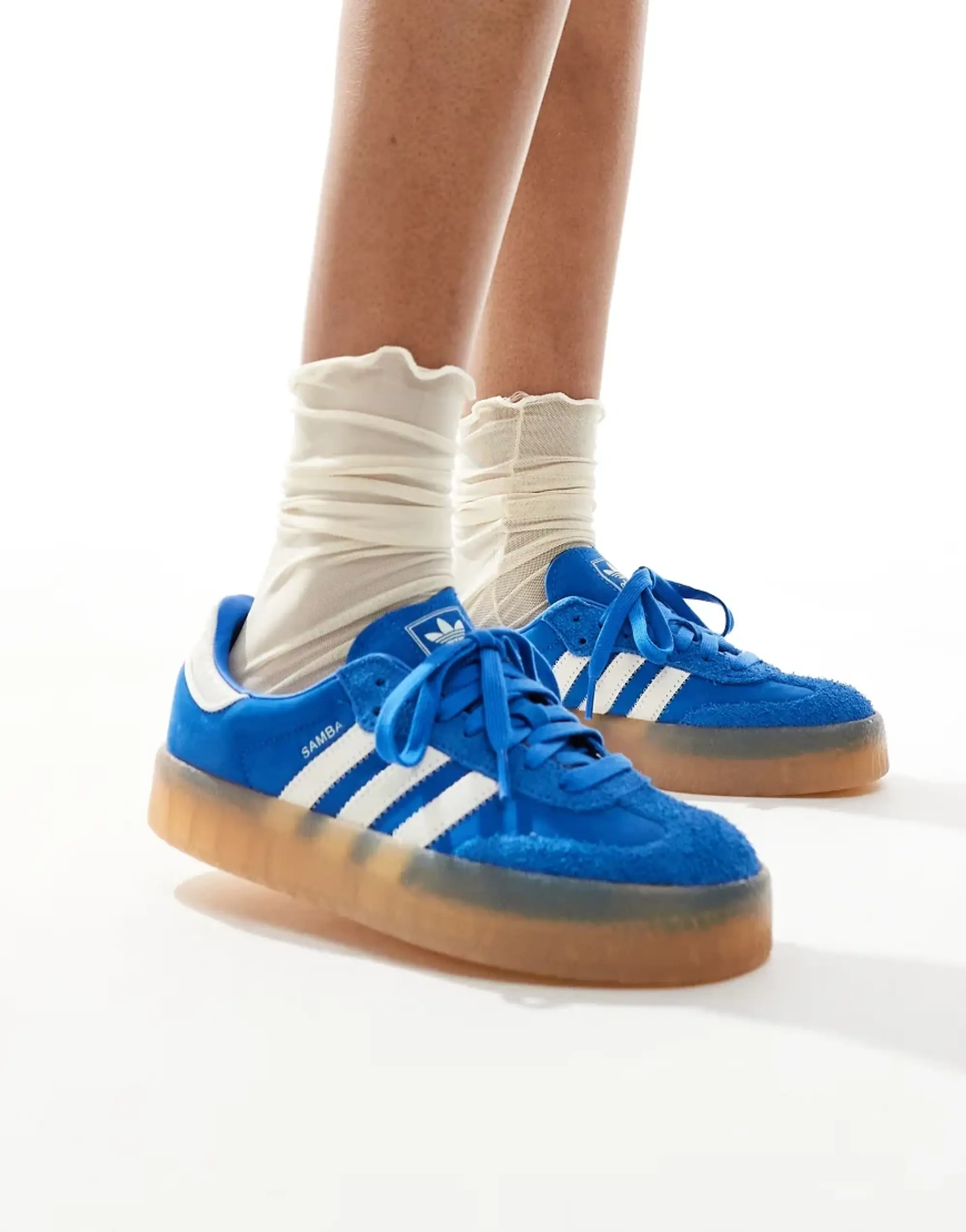 adidas Originals Sneakers Adidas Sambae W Ftw White/ Silver Metallic/ Gum Eur 41 1/3