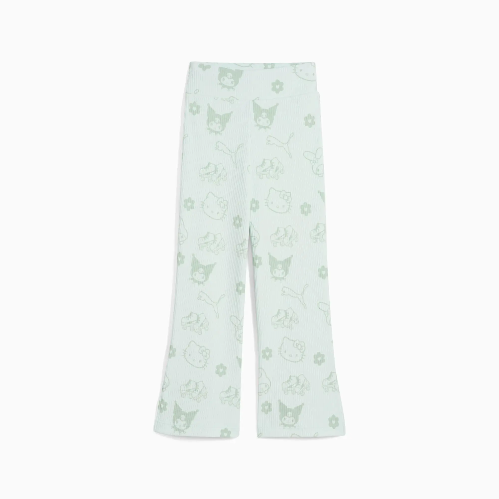 PUMA x Hello Kitty And Friends Ribbed Flared Leggings Kids, Peaceful Blue