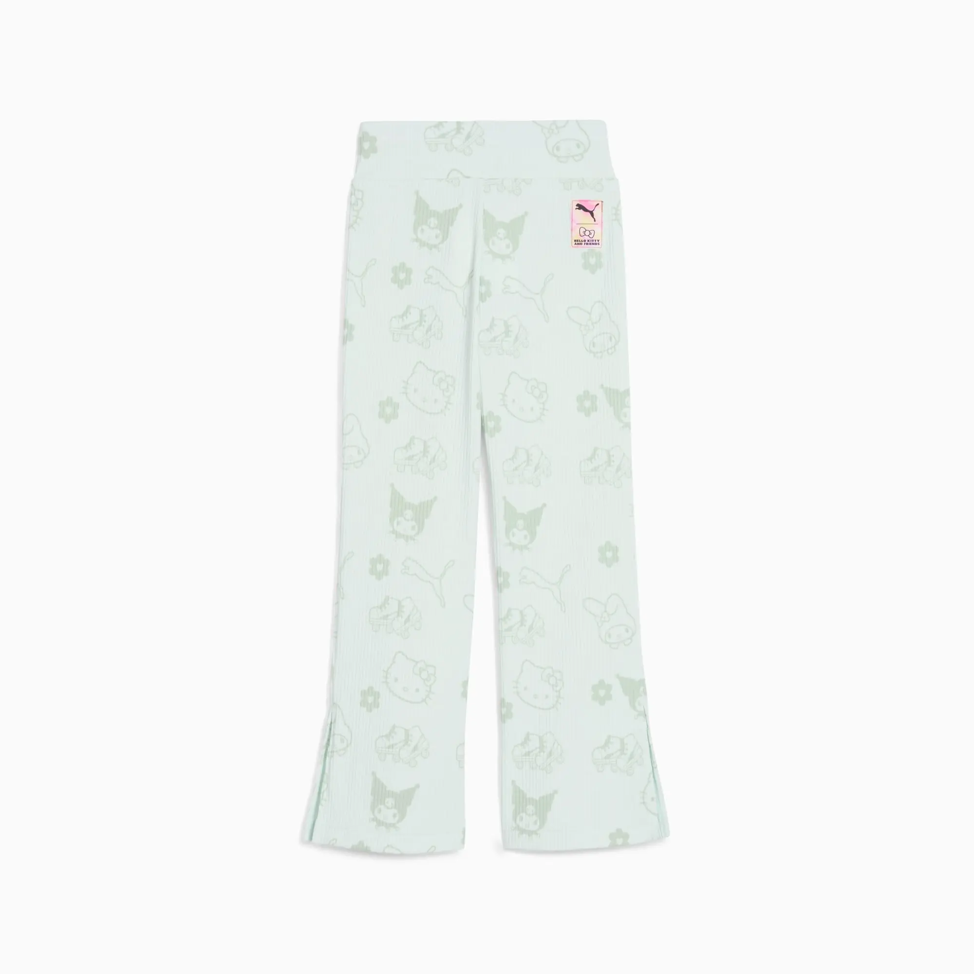PUMA x Hello Kitty And Friends Ribbed Flared Leggings Kids, Peaceful Blue