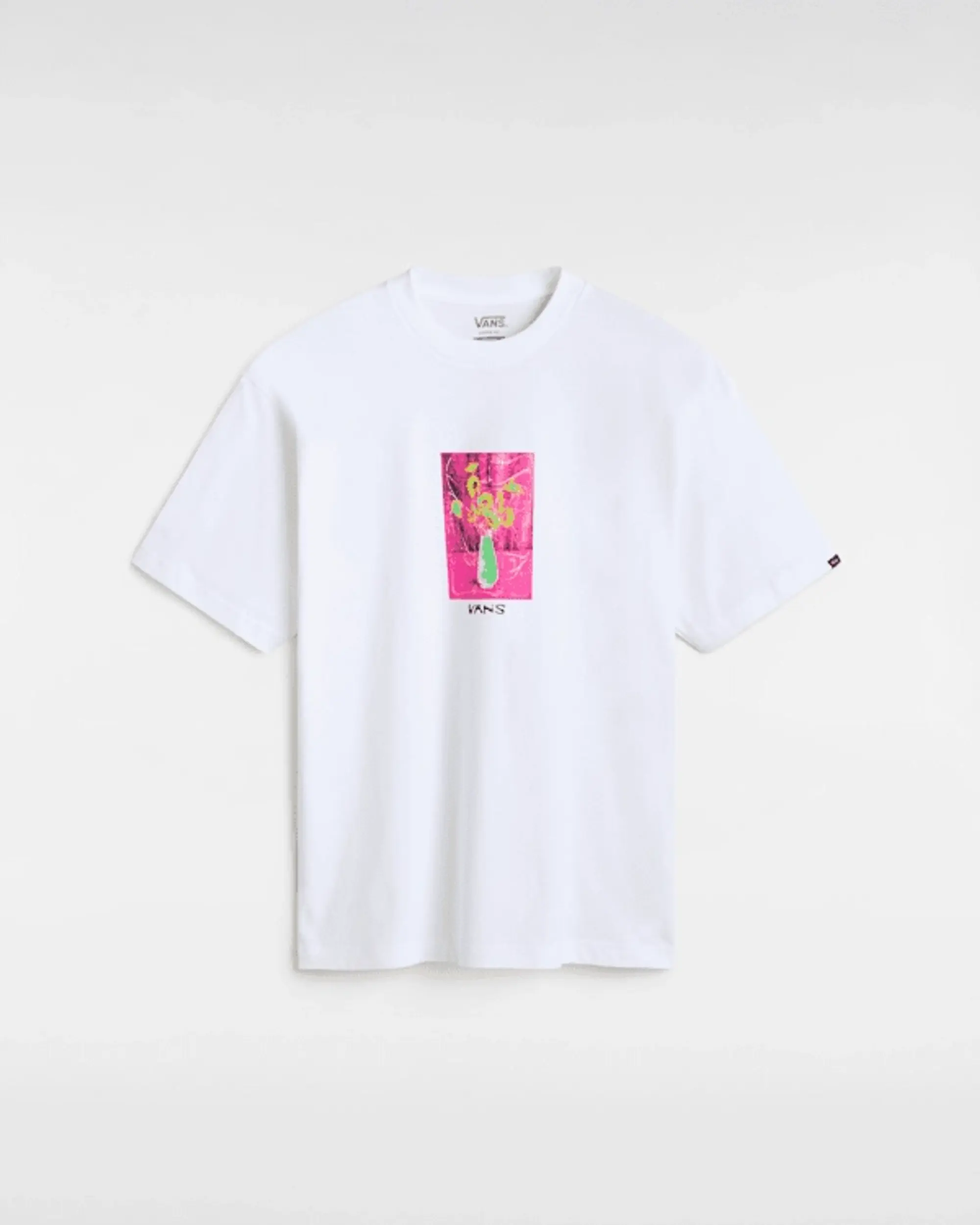 Vans - Floral Décor T-Shirt, Man, White