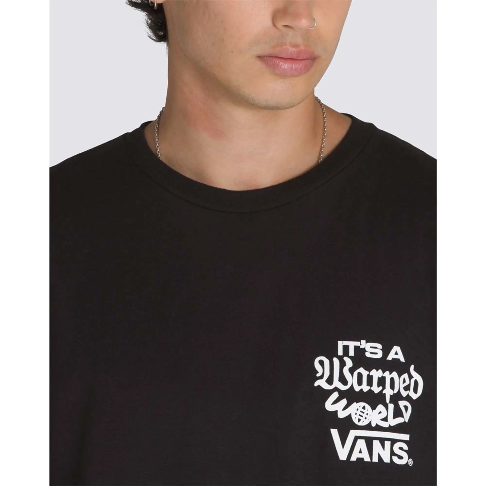 Vans - Warped World T-Shirt, Man, Black
