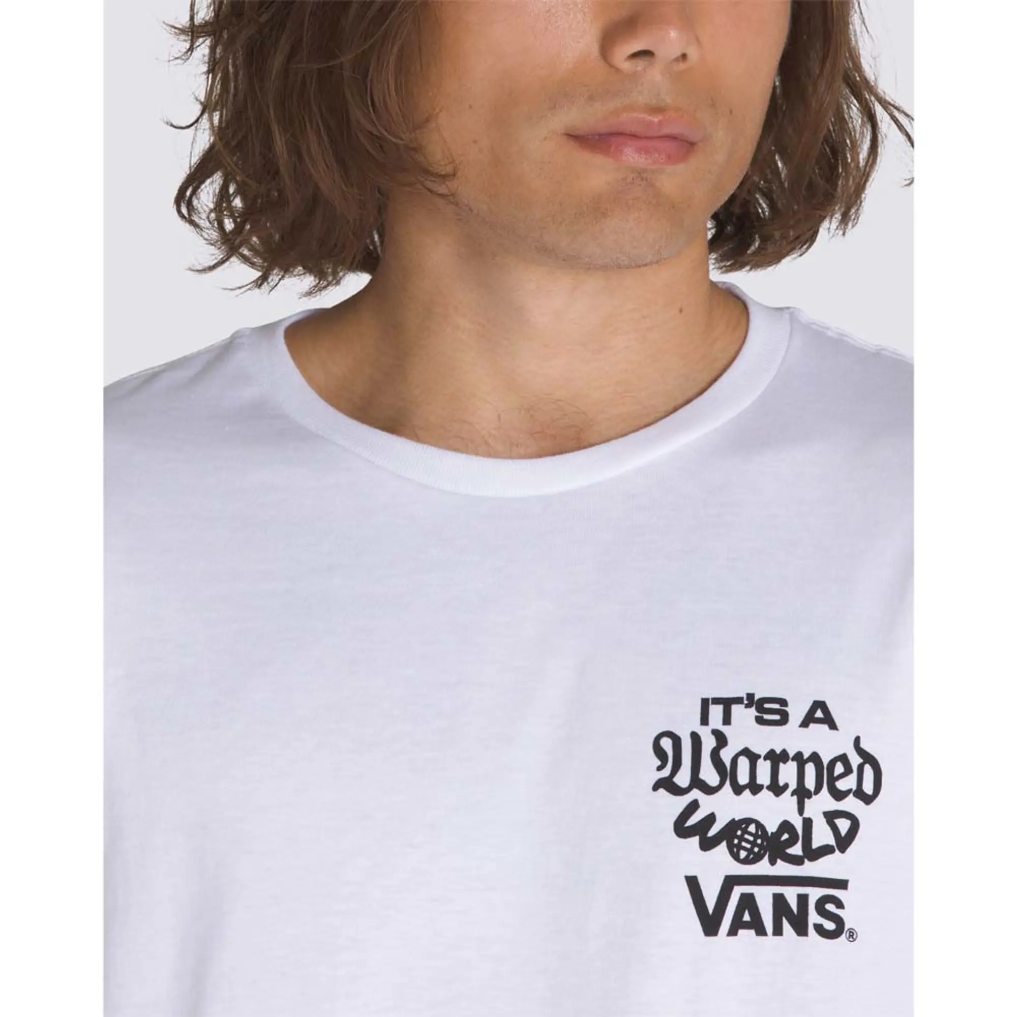 Vans - Warped World T-Shirt, Man, White