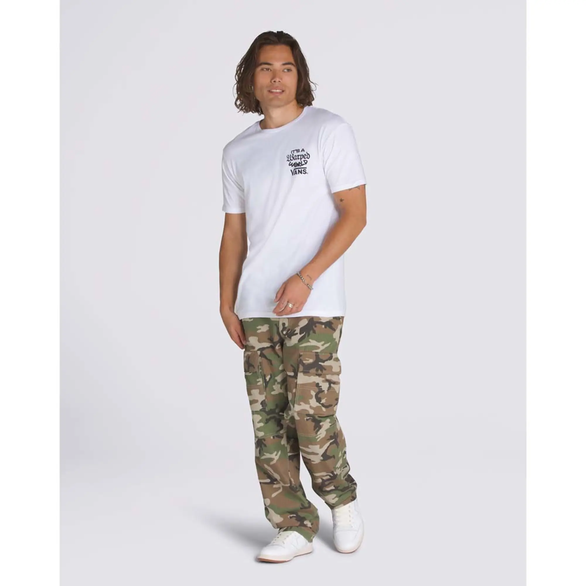 Vans - Warped World T-Shirt, Man, White
