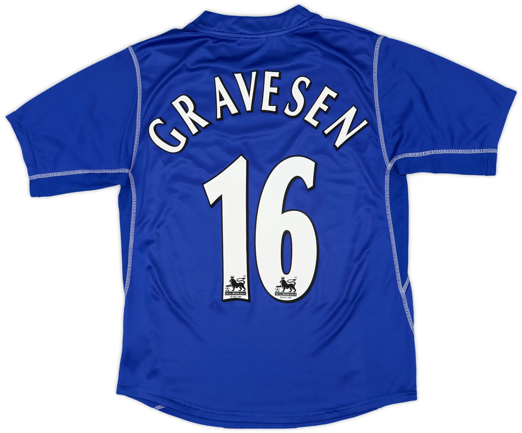 Puma 2002-03 Everton Home Shirt Gravesen #16 - 7/10 - (L)