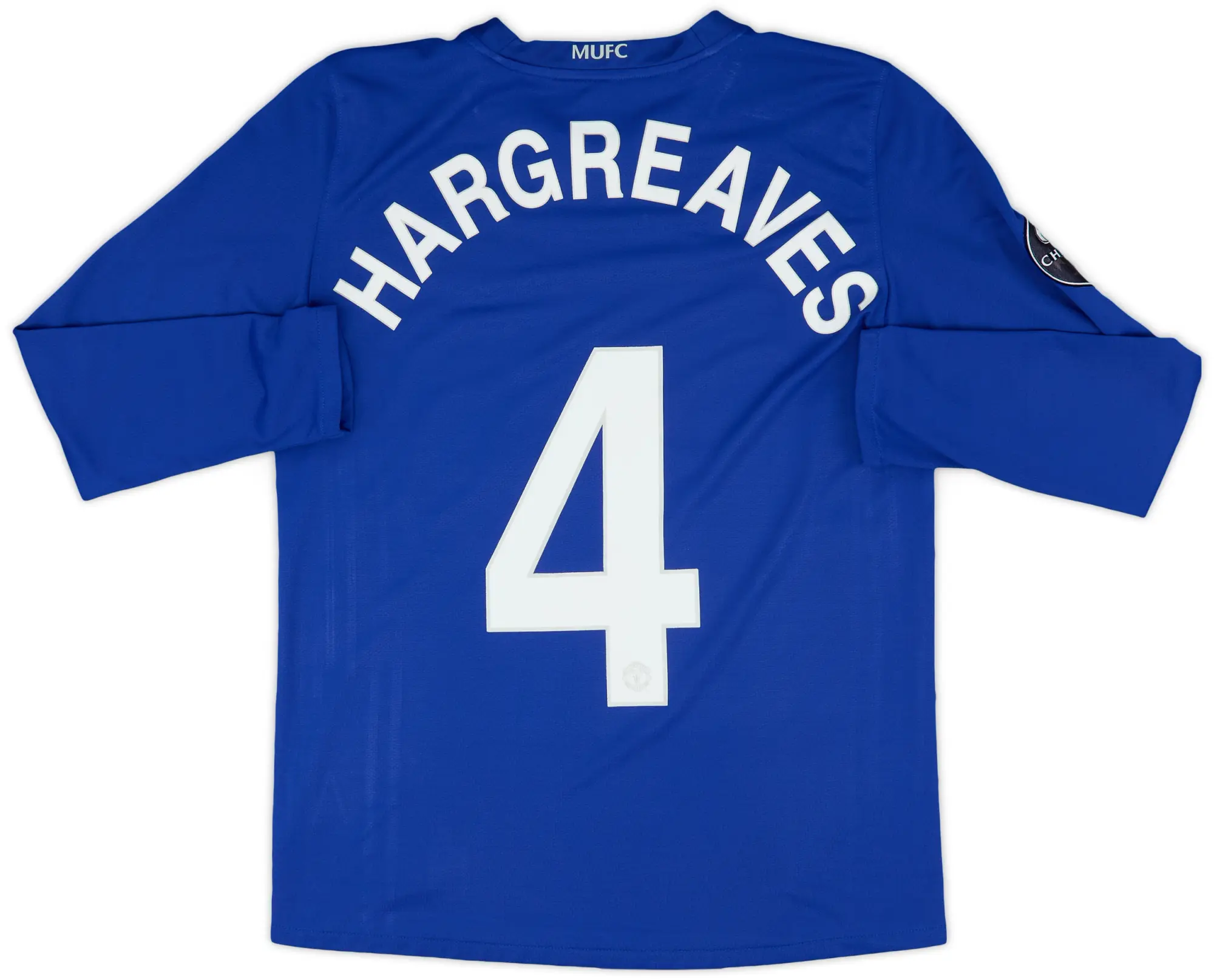 Nike 2008-09 Manchester United Third L/S Shirt Hargreaves #4 - 8/10 - (XL.Boys)