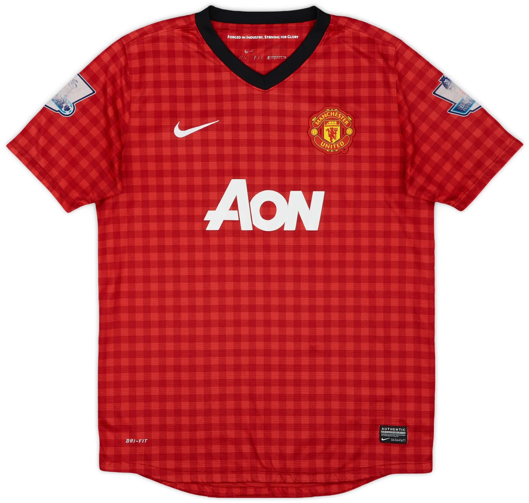Nike 2012-13 Manchester United Home Shirt - 7/10 - (XL.Boys)
