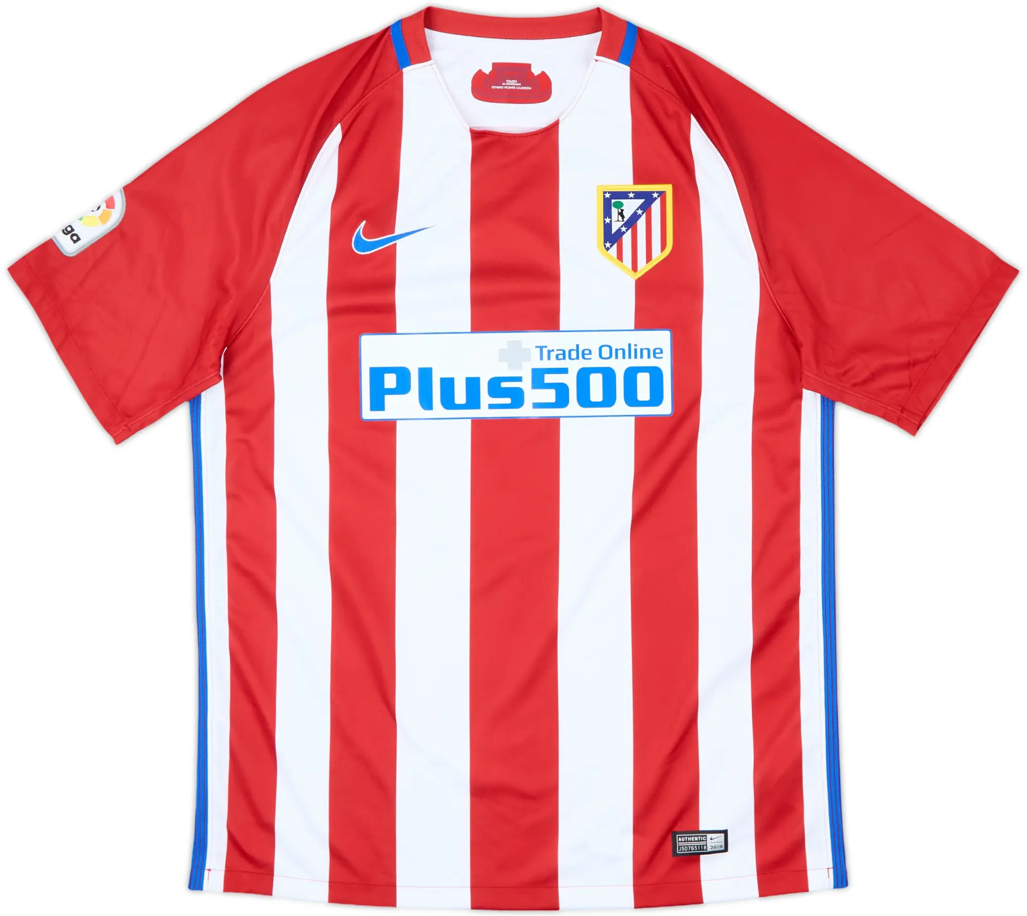 Nike Atlético Madrid Mens SS Home Shirt 2016/17