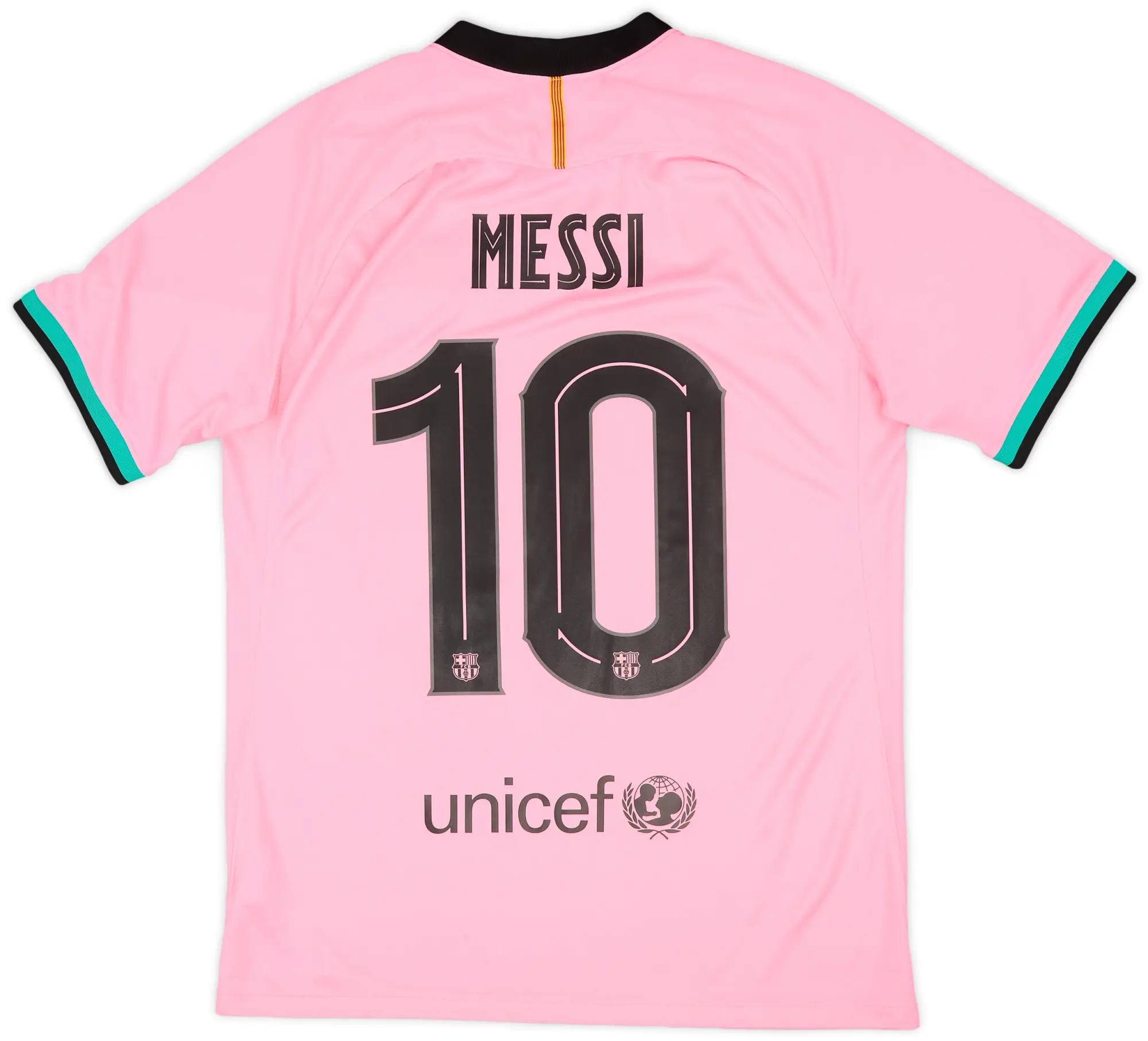 Nike 2020-21 Barcelona Third Shirt Messi #10 - 9/10 - (M)