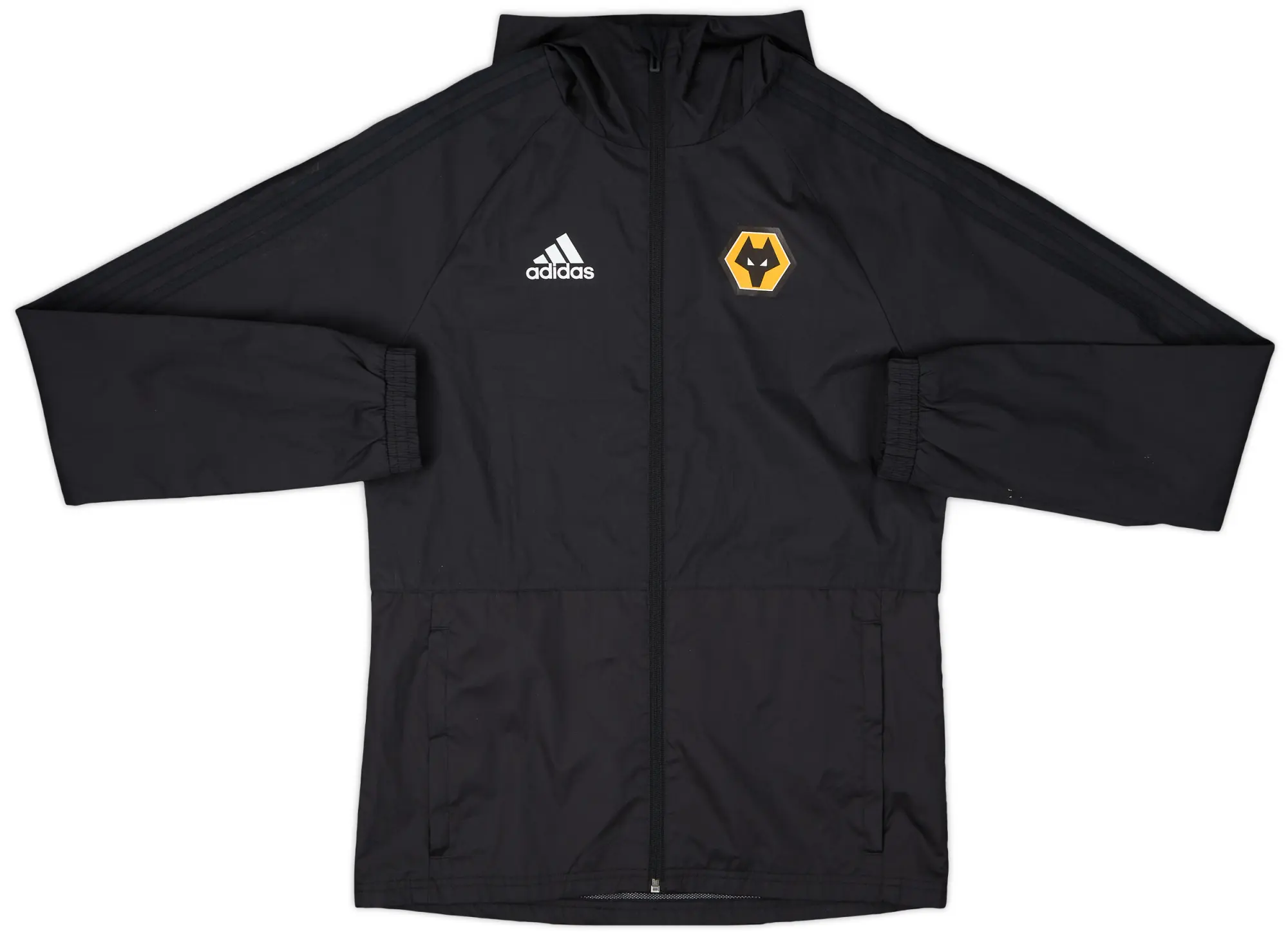 2018-19 Wolves adidas Hooded Rain Jacket - 7/10 - (XS)