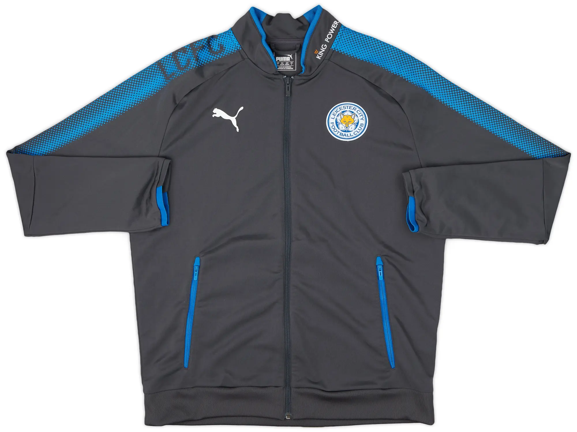 2017-18 Leicester Puma Track Jacket - 9/10 - (L)