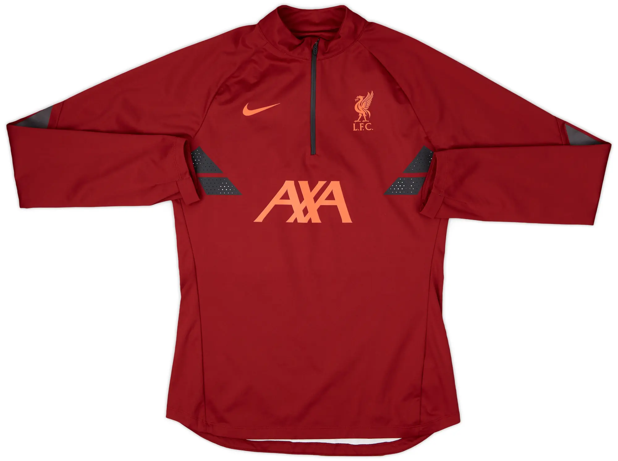 2021-22 Liverpool Nike 1/4 Zip Training Top - 9/10 - (S)