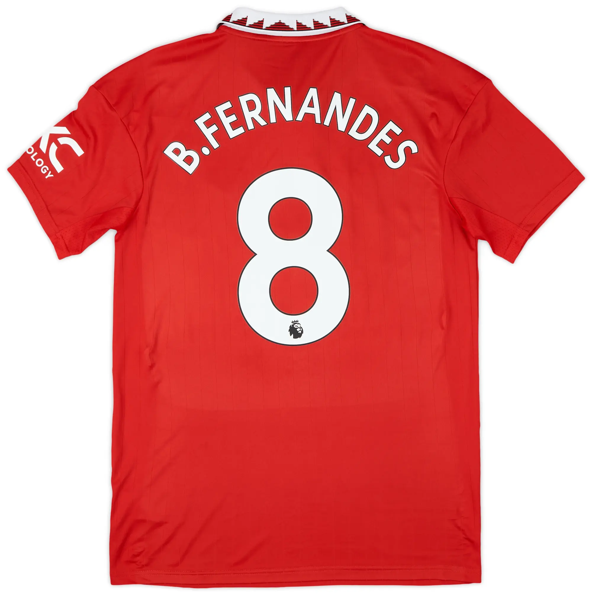 adidas 2022-23 Manchester United Home Shirt B.Fernandes #8 - 7/10 - (S)
