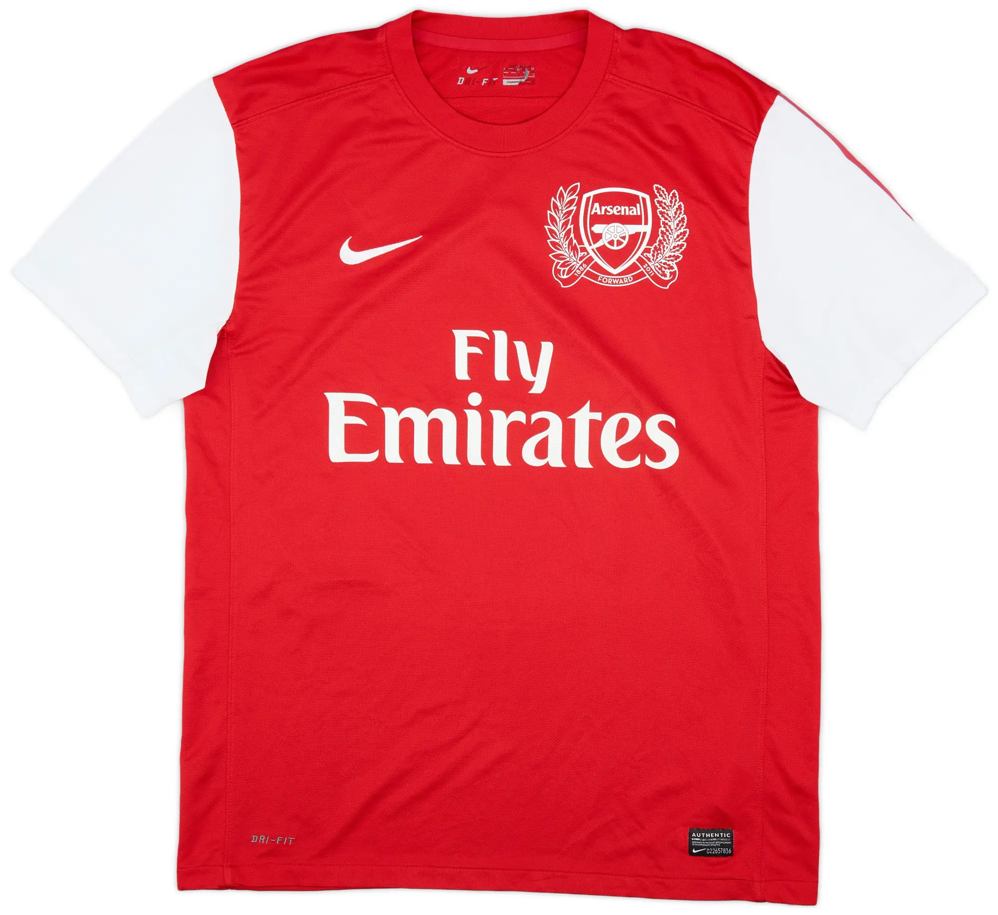 Nike 2011-12 Arsenal Home Shirt Fabregas #4 - 7/10 - (L)