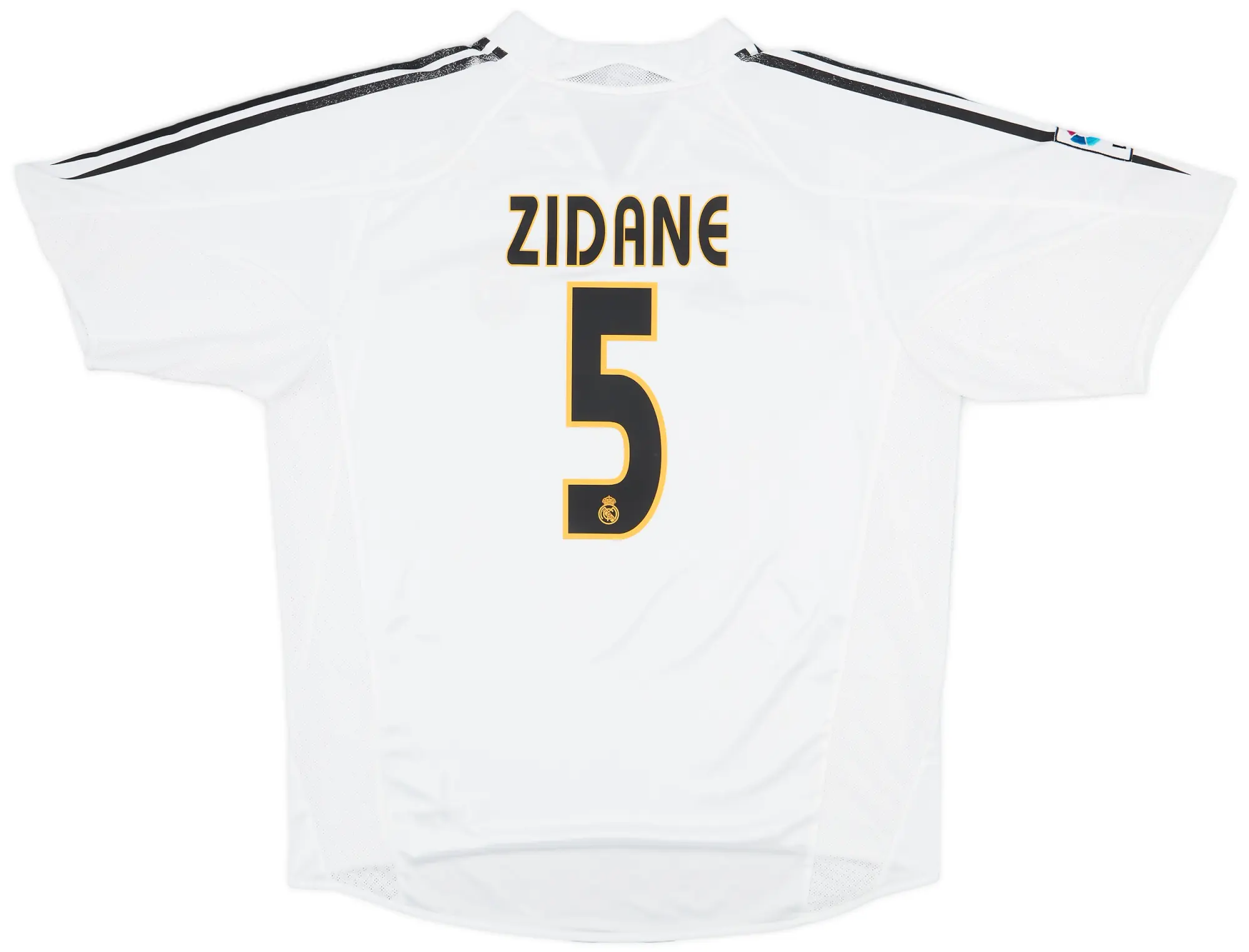 adidas 2004-05 Real Madrid Home Shirt Zidane #5 - 6/10 - (XL)