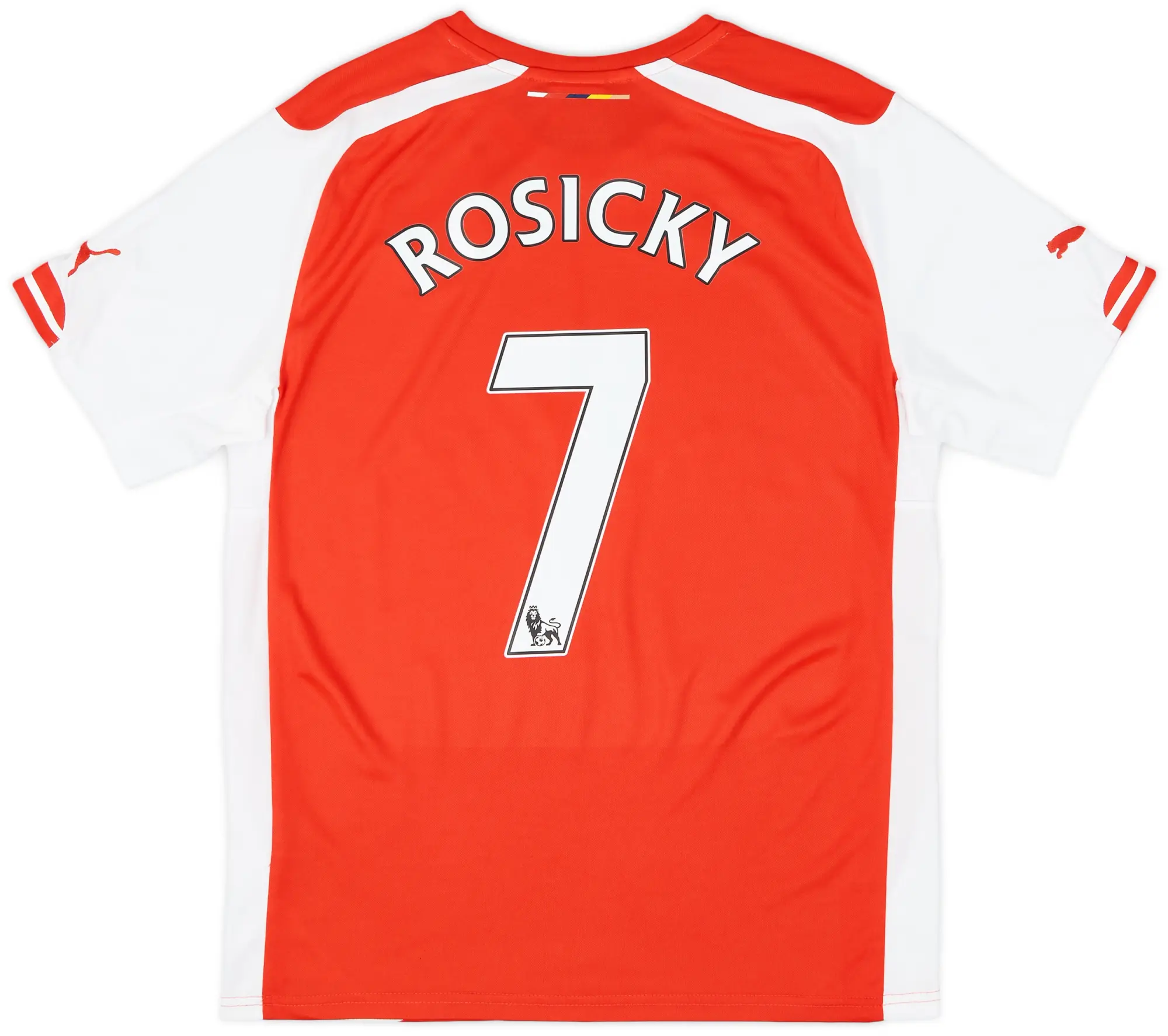Puma 2014-15 Arsenal Home Shirt Rosicky #7 - 8/10 - (M)