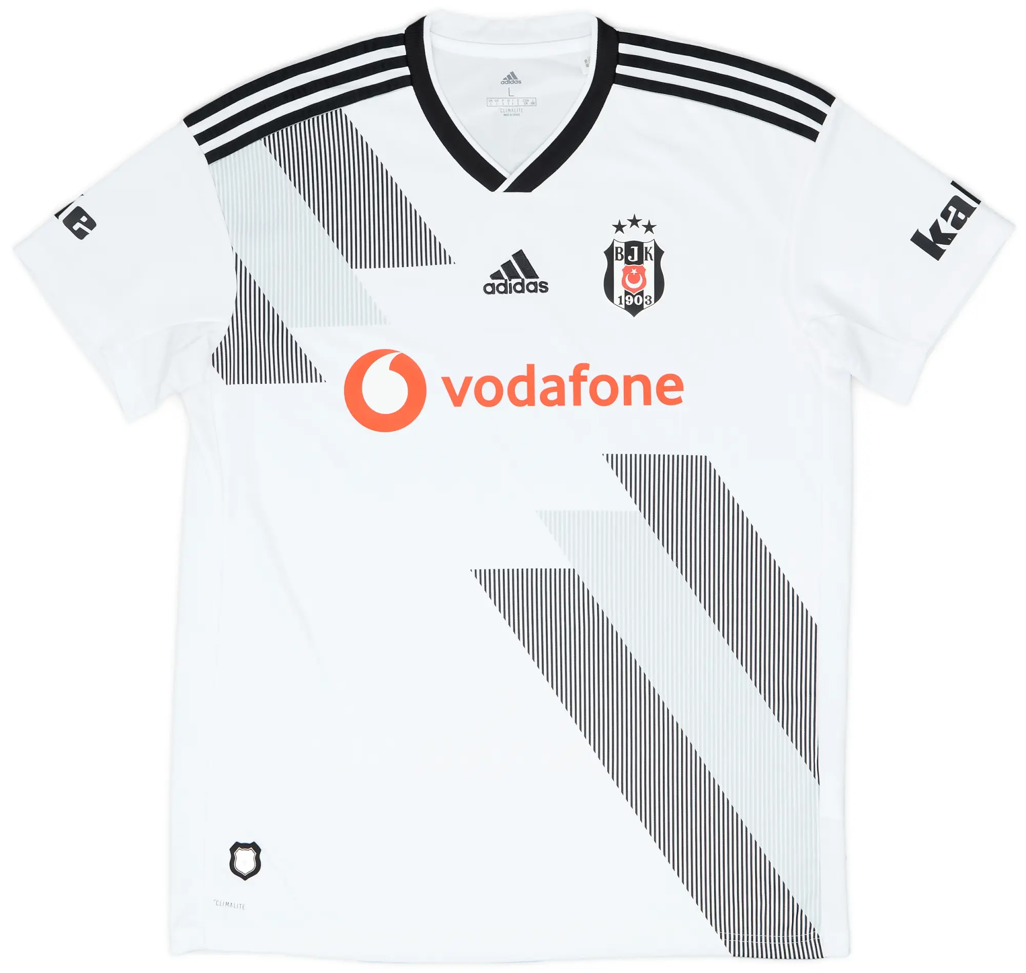 adidas 2019-20 Besiktas Home Shirt - 7/10 - (L)