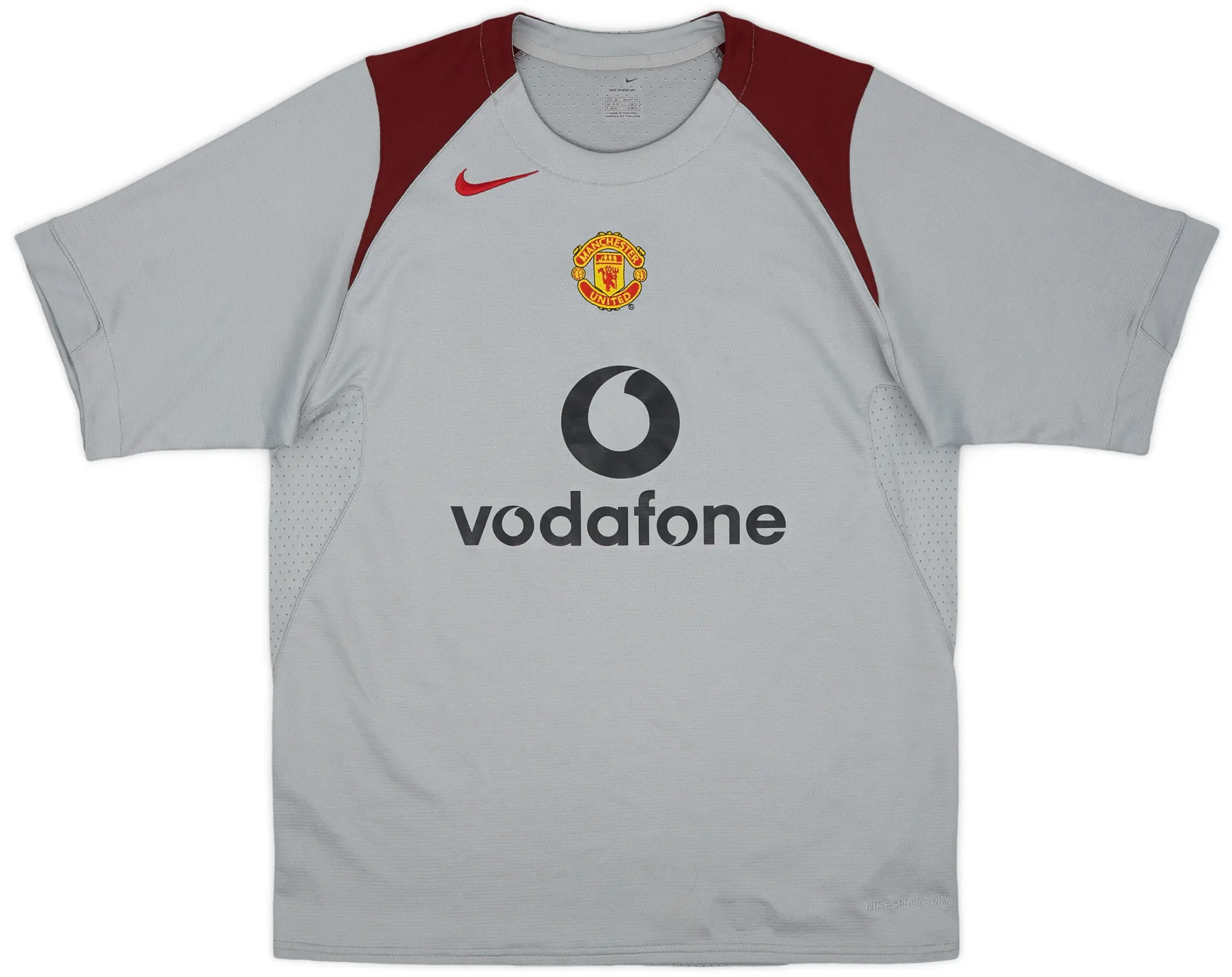 2004-05 Manchester United Nike Training Shirt - 9/10 - (M)