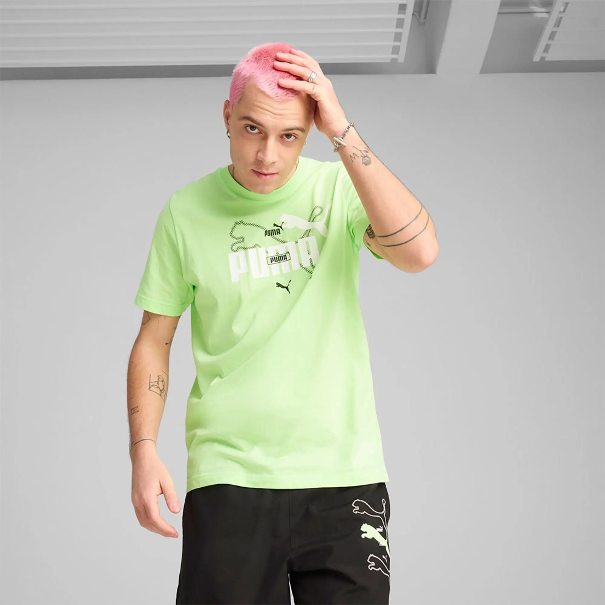 Puma Ess Logo Lab Summer Short Sleeve T-shirt