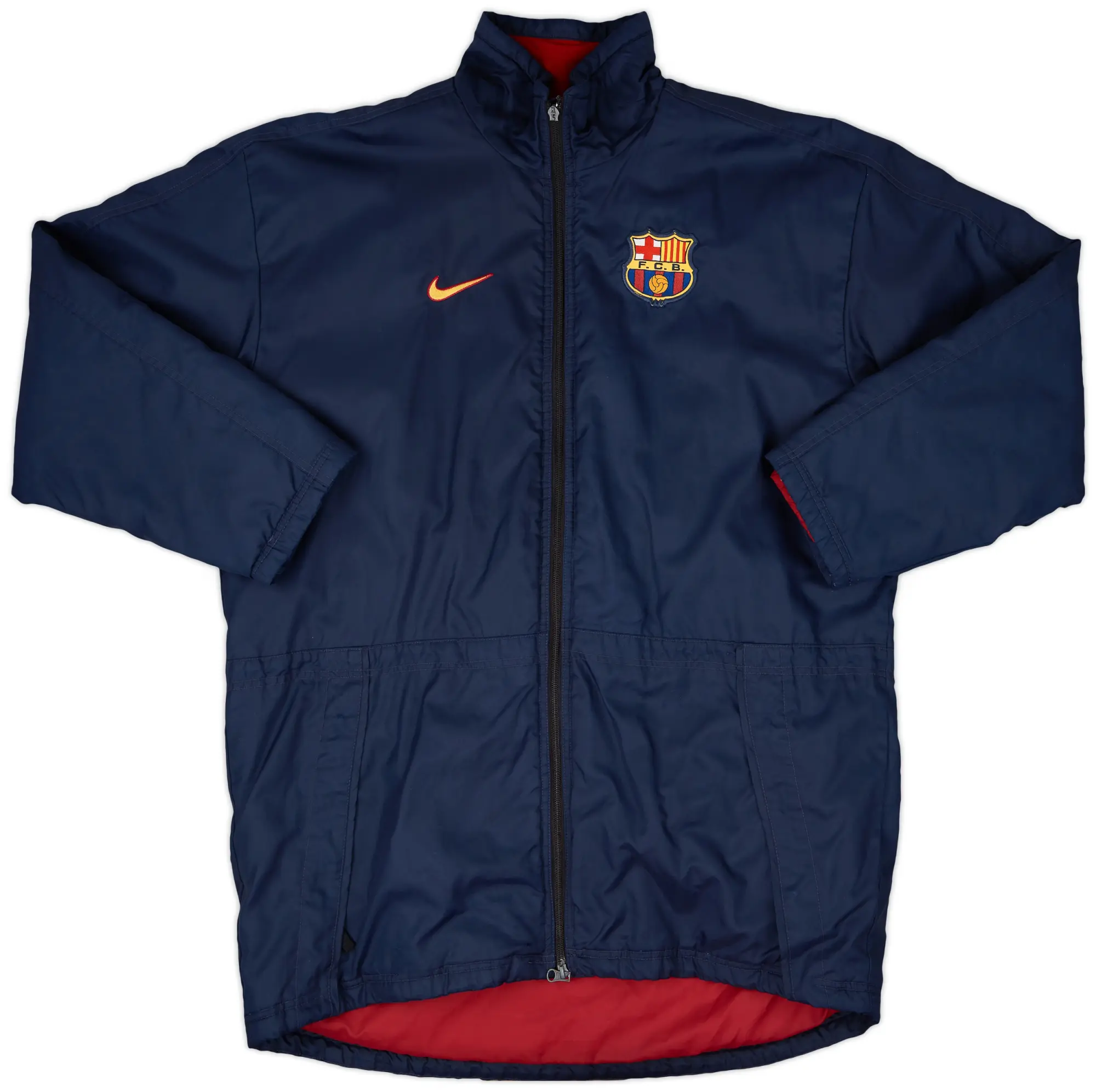 1999-00 Barcelona Nike Padded Bench Coat - 5/10 - (M)