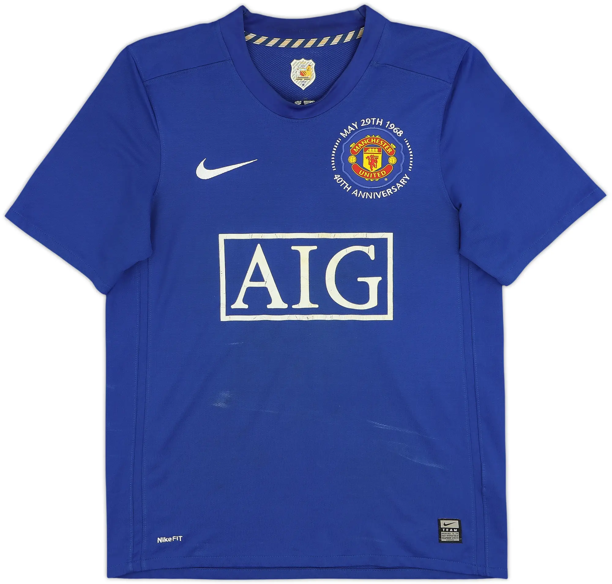 Nike 2008-09 Manchester United Third Shirt Scholes #18 - 9/10 - (L)