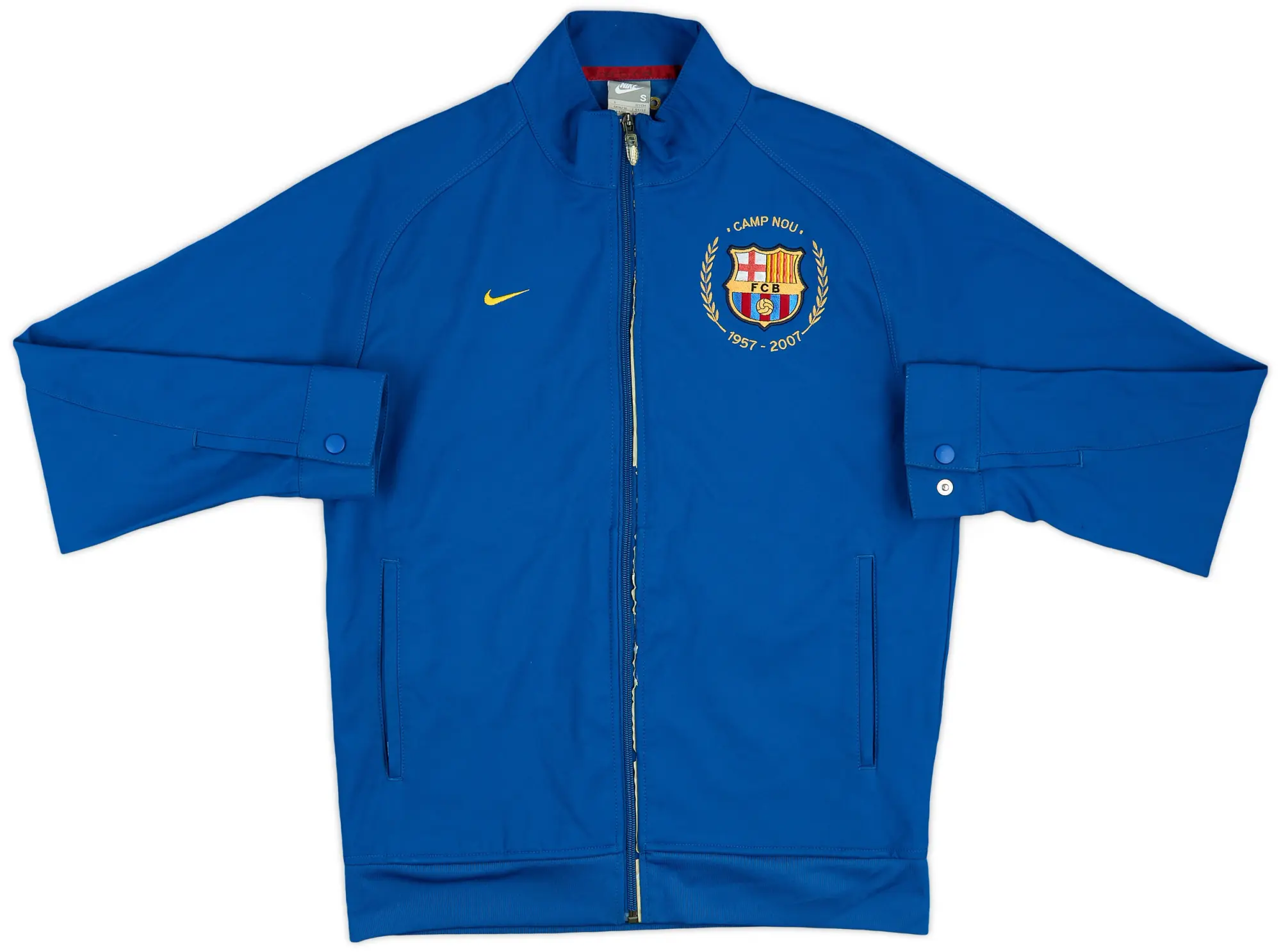 2007-08 Barcelona Nike Track Jacket - 7/10 - (S)