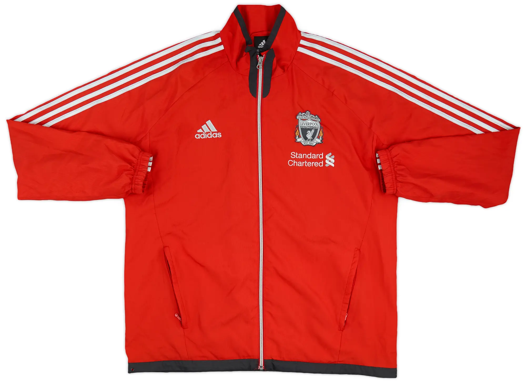 2011-12 Liverpool adidas Track Jacket - 7/10 - (L)