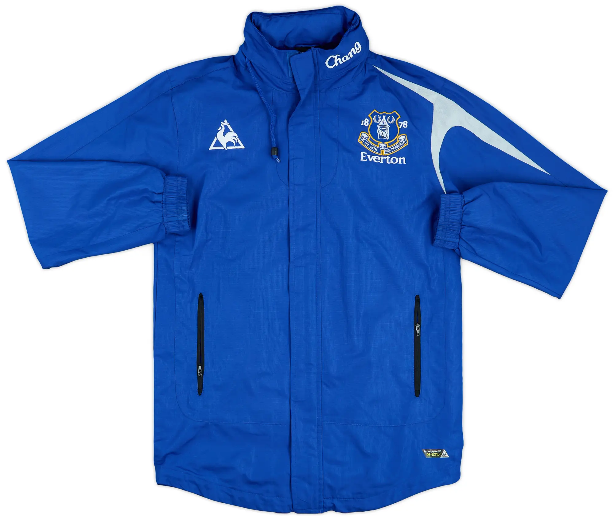 2009-10 Everton Le Coq Sportif Hooded Rain Jacket - 8/10 - (S)