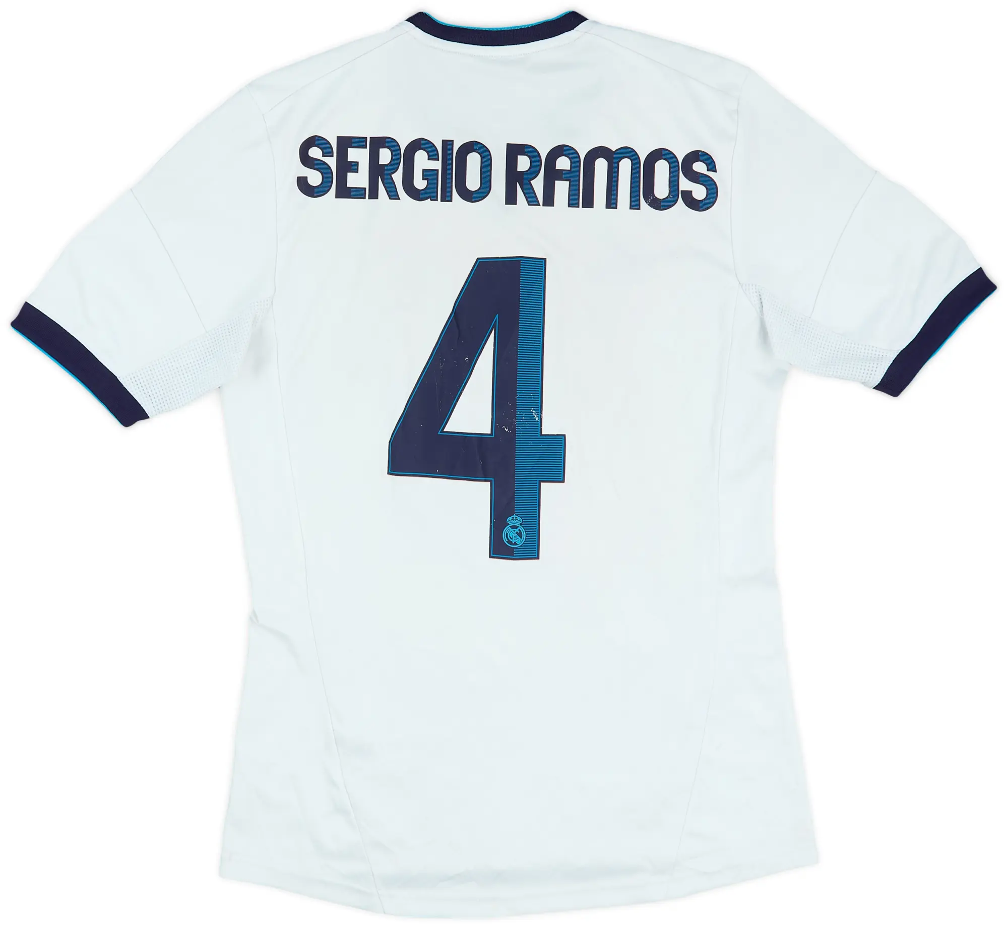 adidas 2012-13 Real Madrid Home Shirt Sergio Ramos #4 - 4/10 - (S)