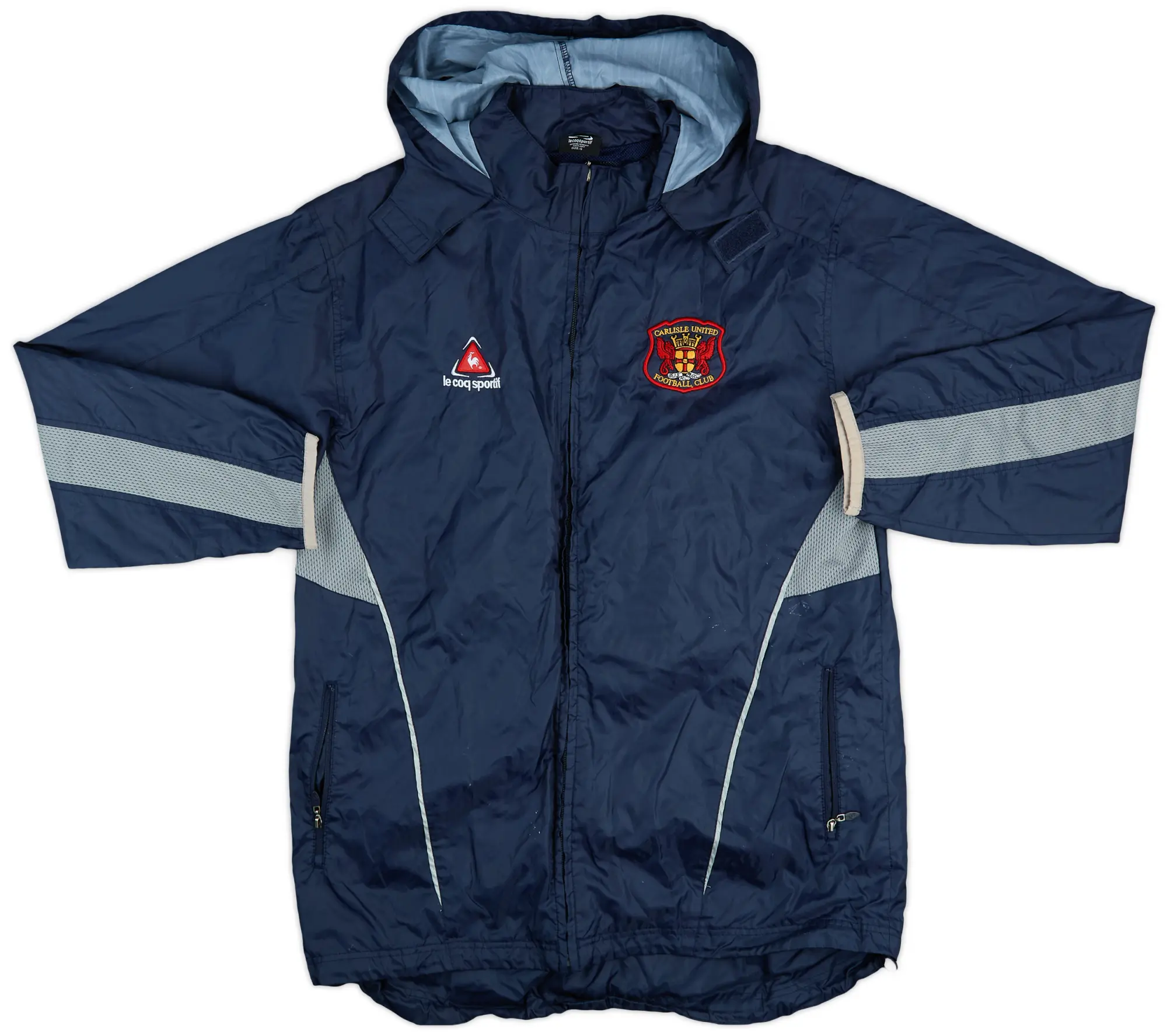 2005-07 Carlisle United Le Coq Sportif Hooded Rain Jacket - 6/10 - (S)