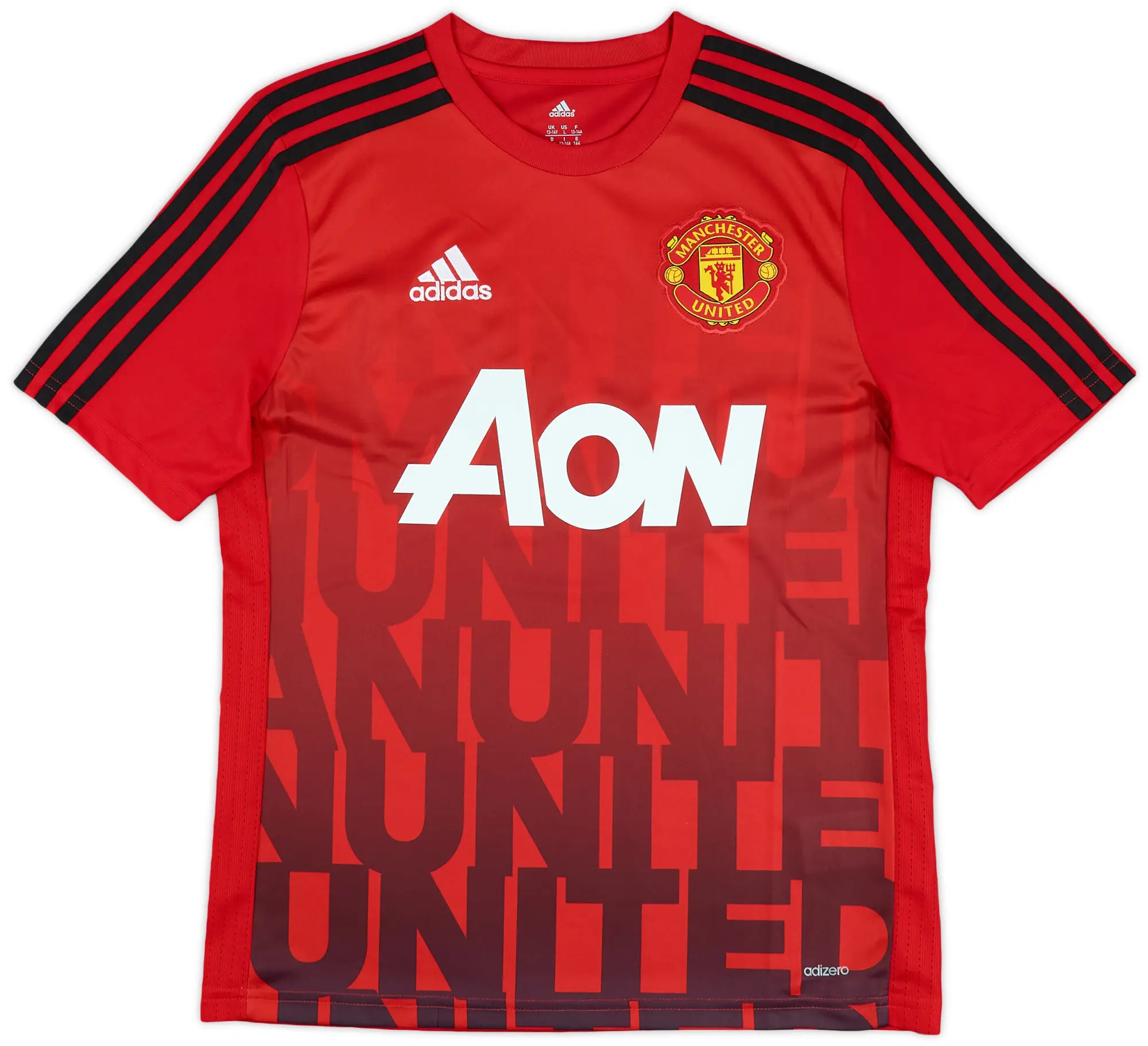 adidas 2016-17 Manchester United adizero Training Shirt - 10/10 - (L.Boys)