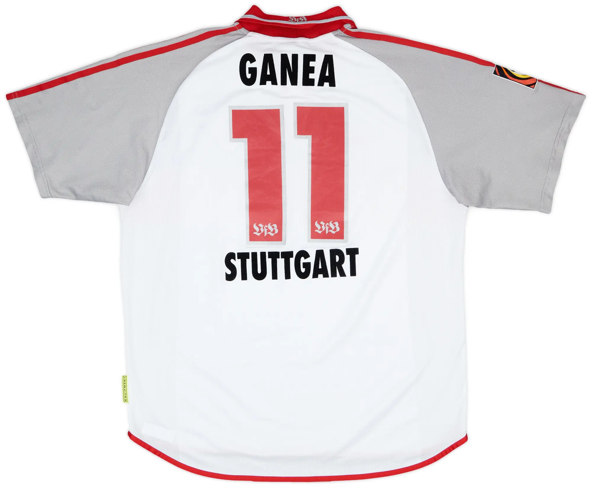 adidas 2000-01 Stuttgart Match Issue Home Shirt Ganea #11