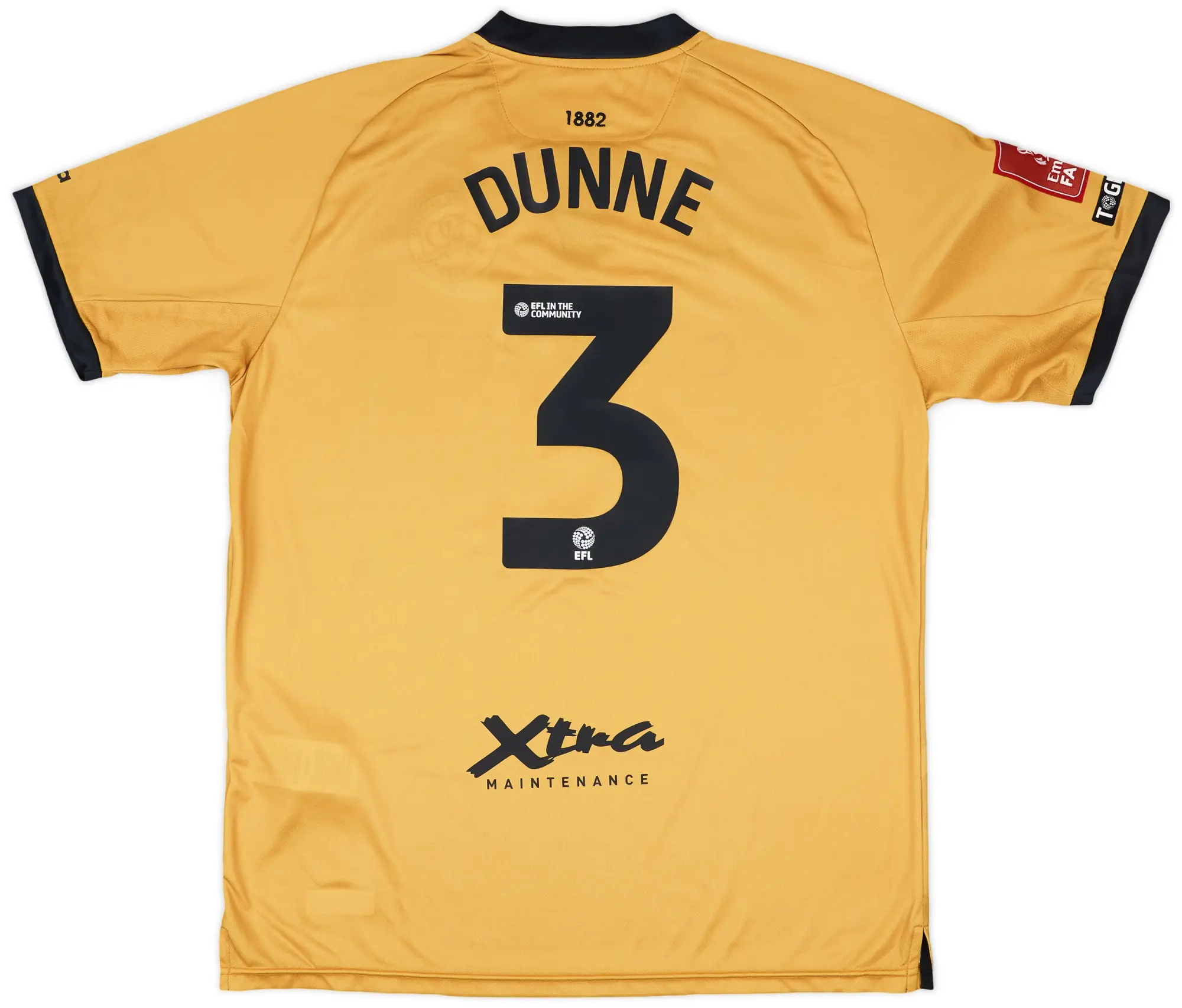 Errea 2024-25 QPR Match Issue FA Cup Third Shirt Dunne #3