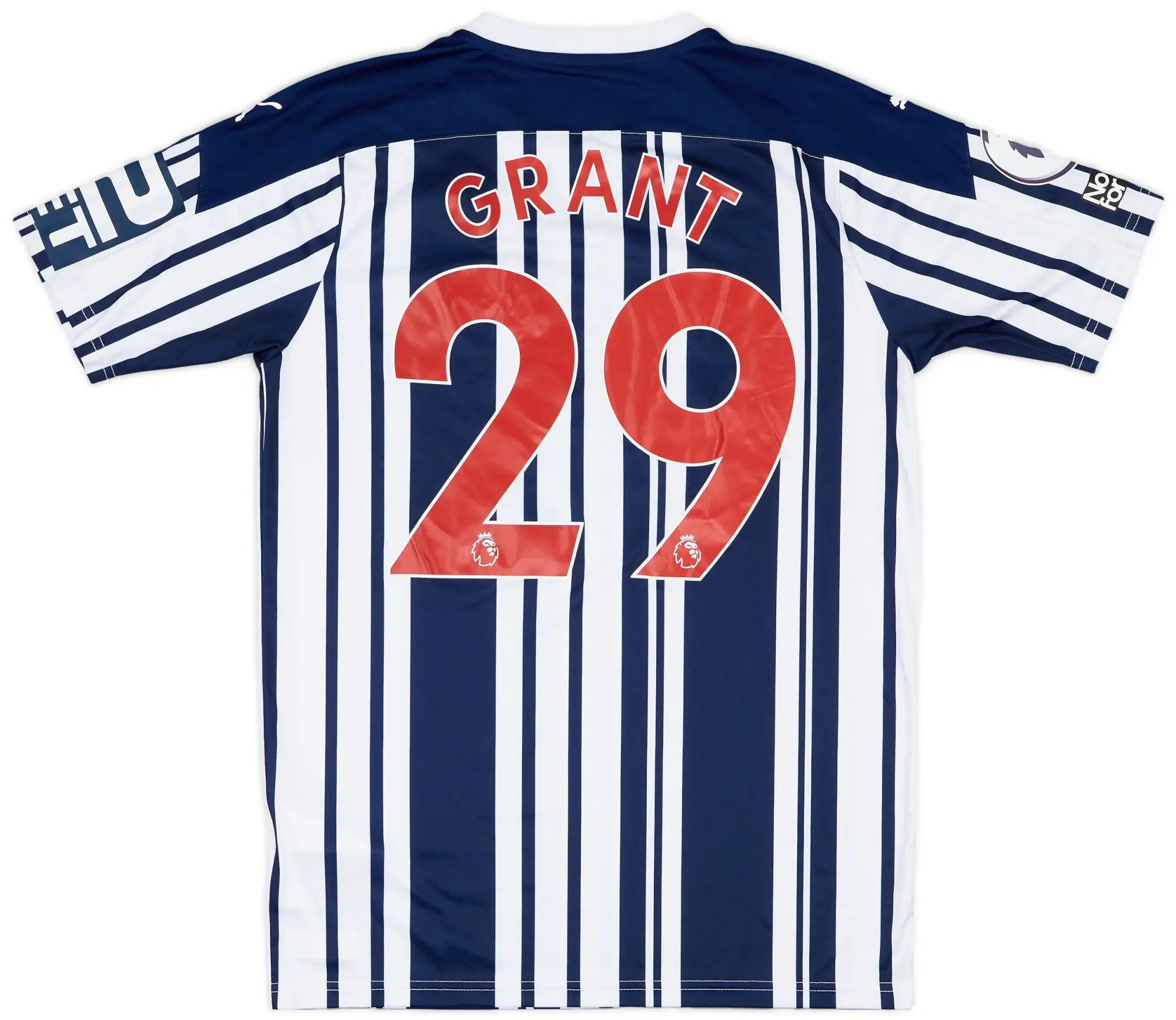 Puma 2020-21 West Brom Match Issue Home Shirt Grant #29
