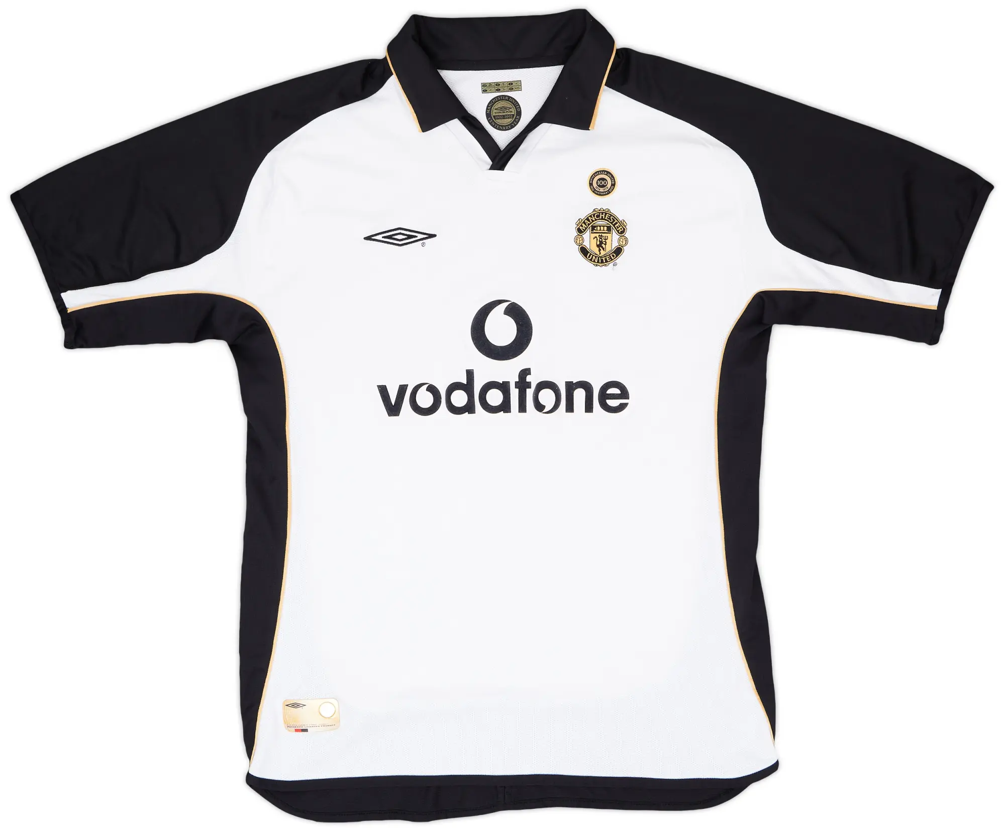 Umbro 2001-02 Manchester United Match Issue Centenary Away Shirt #6